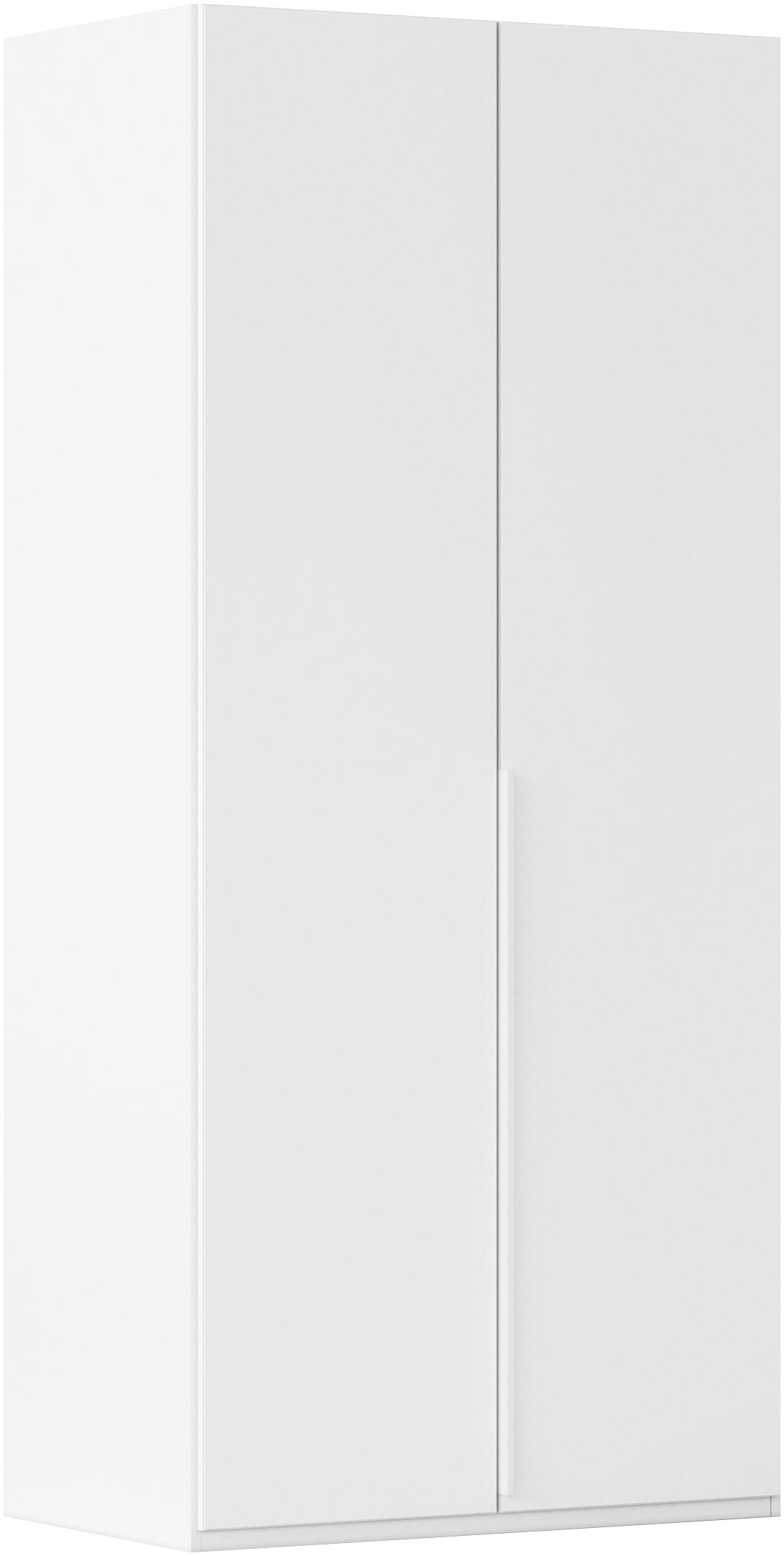 Kleiderschrank "Schrank Garderobe Ankleide Schlafzimmer Flur SERINA Eyecatcher", weiß (alpinweiß, weiß mattglas), B:101cm H:223cm T:61cm, Holzwerkstoff, LEGER HOME BY LENA GERCKE, Schränke, Kleiderschrank, in 6 Breiten, 3 Ausführungen und mit Front Glas oder Dekor MADE IN GERMANY