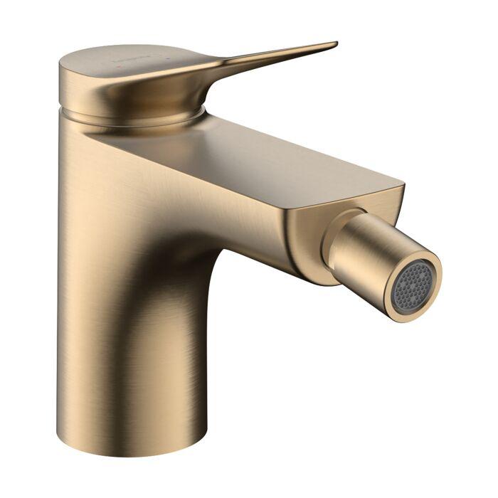 Hansgrohe Vivenis Bidetarmatur 75200140 Mit Zugstangen-Ablaufgarnitur, Brushed Bronze