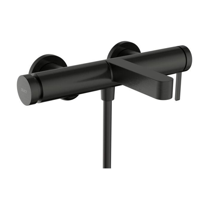 Hansgrohe Finoris Wannenarmatur 76420340 Aufputz, Ausladung 194Mm, Brushed Black Chrome