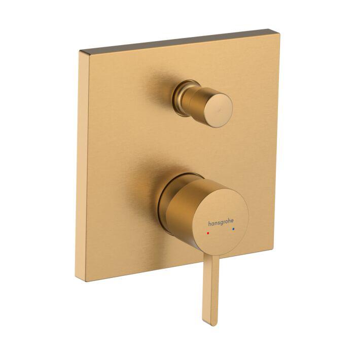 Hansgrohe Finoris Fertigmontageset 76415140 Unterputz-Wannenarmatur, Brushed Bronze