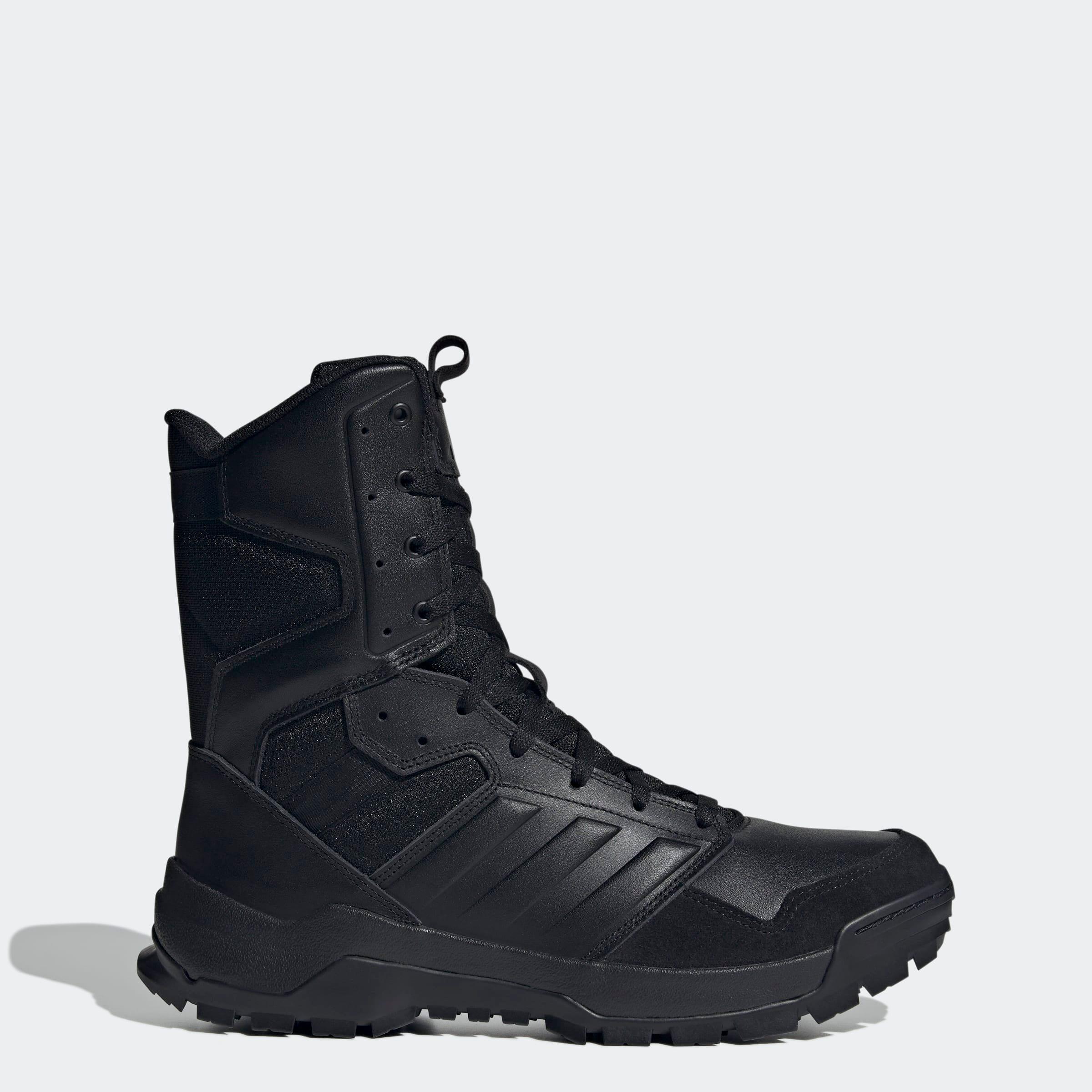 SchnüRstiefel Adidas Performance "GSG-9.2024 Zip", Damen, Gr. 41, Core Schwarz, Core Schwarz, Core Schwarz, Leder, Synthetik, Schuhe SchnüRstiefel, Outdoorschuh, Einsatzstiefel