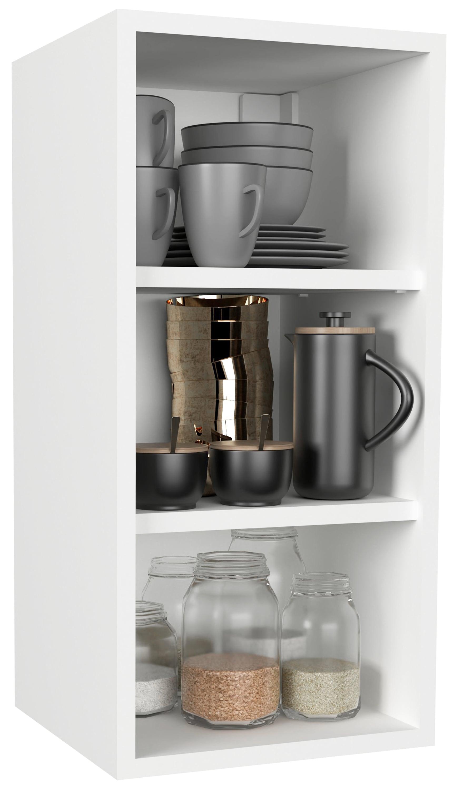 Hängeschrank VCM "Wandregal B. 30 cm Hängeschrank Küche Esilo", weiß, B:30cm T:29cm, Obermaterial: 100% Holz Wood., Schränke, Hängeschrank