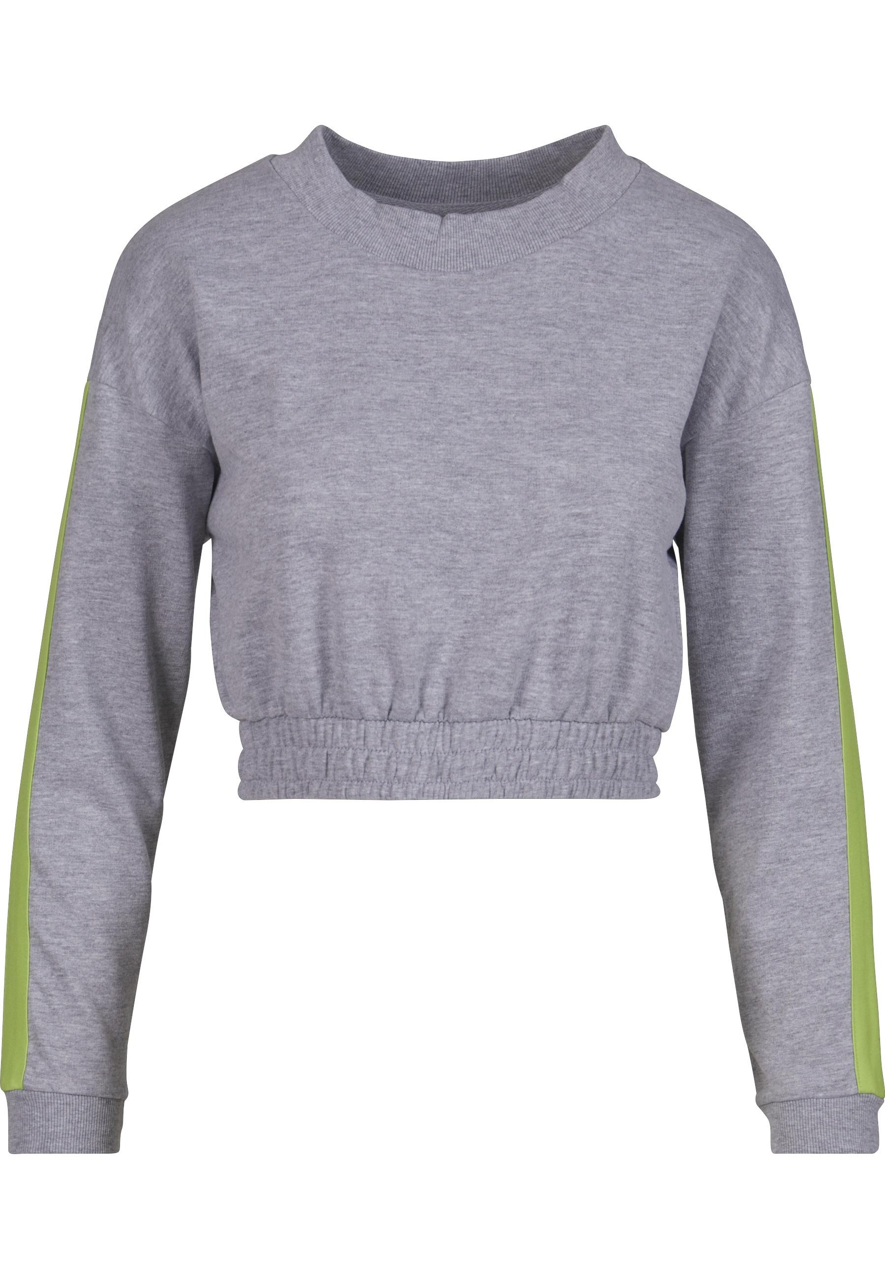 Sweater Def "Def Damen Chelsea Crewneck", Damen, Gr. M, Grau, 90% Baumwolle, 10% Polyester, Rundhals, Sweatshirts Sweater