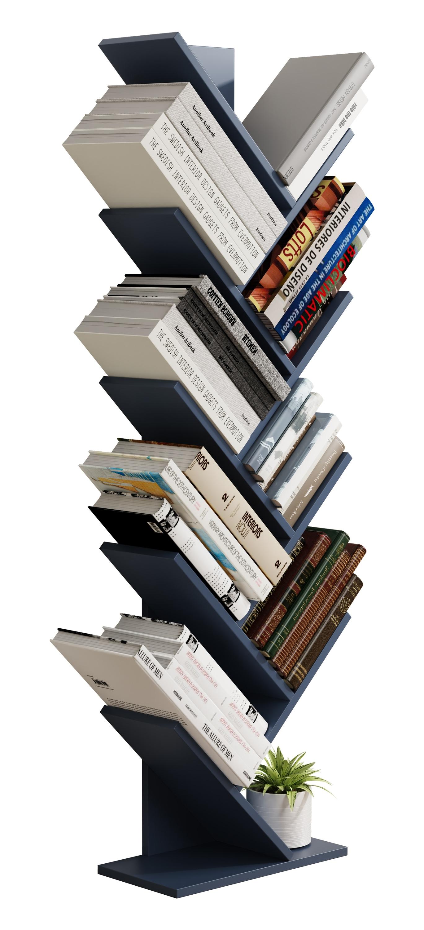 Standregal Vcm "Holz Aufbewahrung Stand Regal BüCher Nulis Xl", Schwarz (Anthrazit), B:40Cm T:20Cm, Regale, Standregal