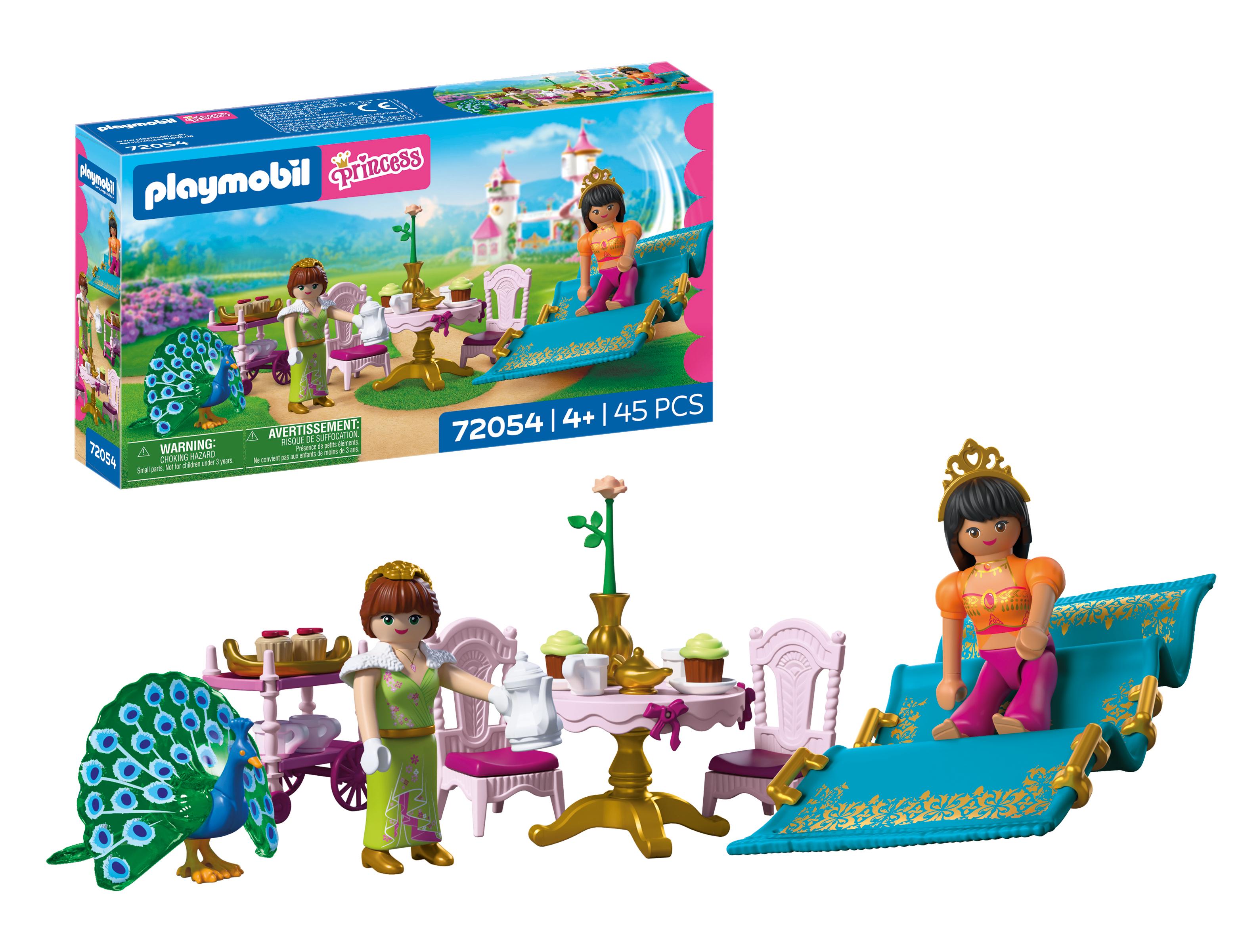 Konstruktions-Spielset PLAYMOBIL "Besuch aus der Ferne (72054), Princess", bunt, Spielbausteine, Kinder, Kunststoff, Konstruktions-Spielset, Made in Europe