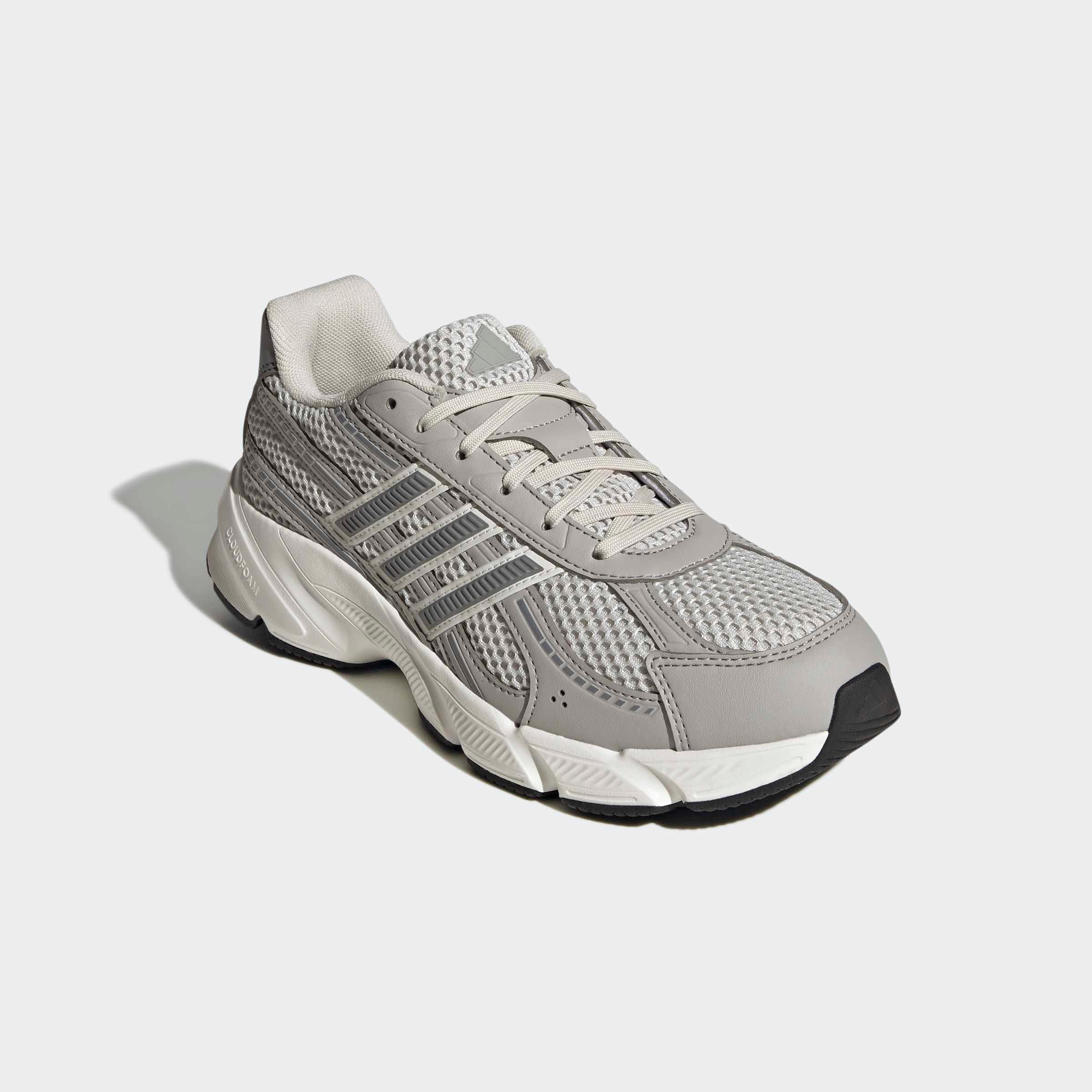 Sneaker adidas Sportswear "Technochaos 2000", Damen, Gr. 43, Orbit Grau, Grau Three, Grau Two, Synthetik, Textil, Schuhe Sneaker, Inspiriert Vom Design Des Adistar Control