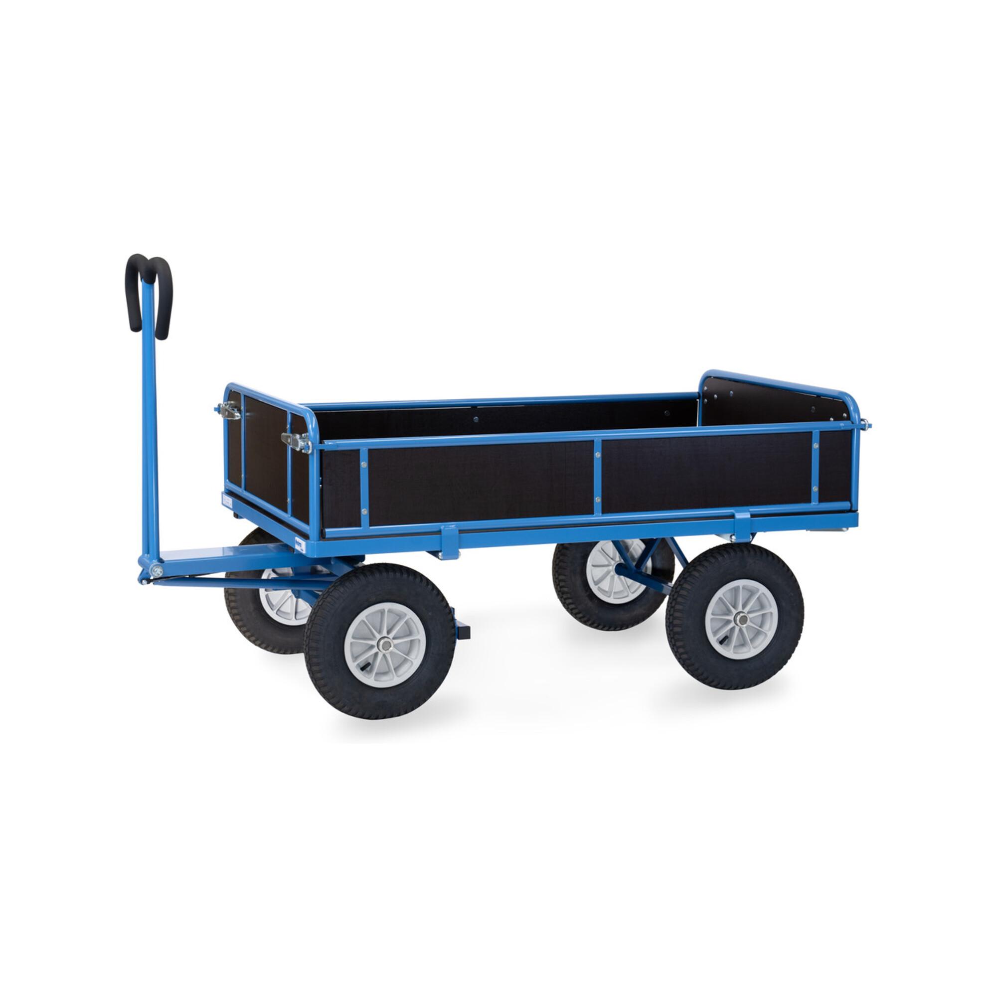 Fetra Handpritschenwagen 6455L - Tragkraft 1000Kg Luft-Bereifung)