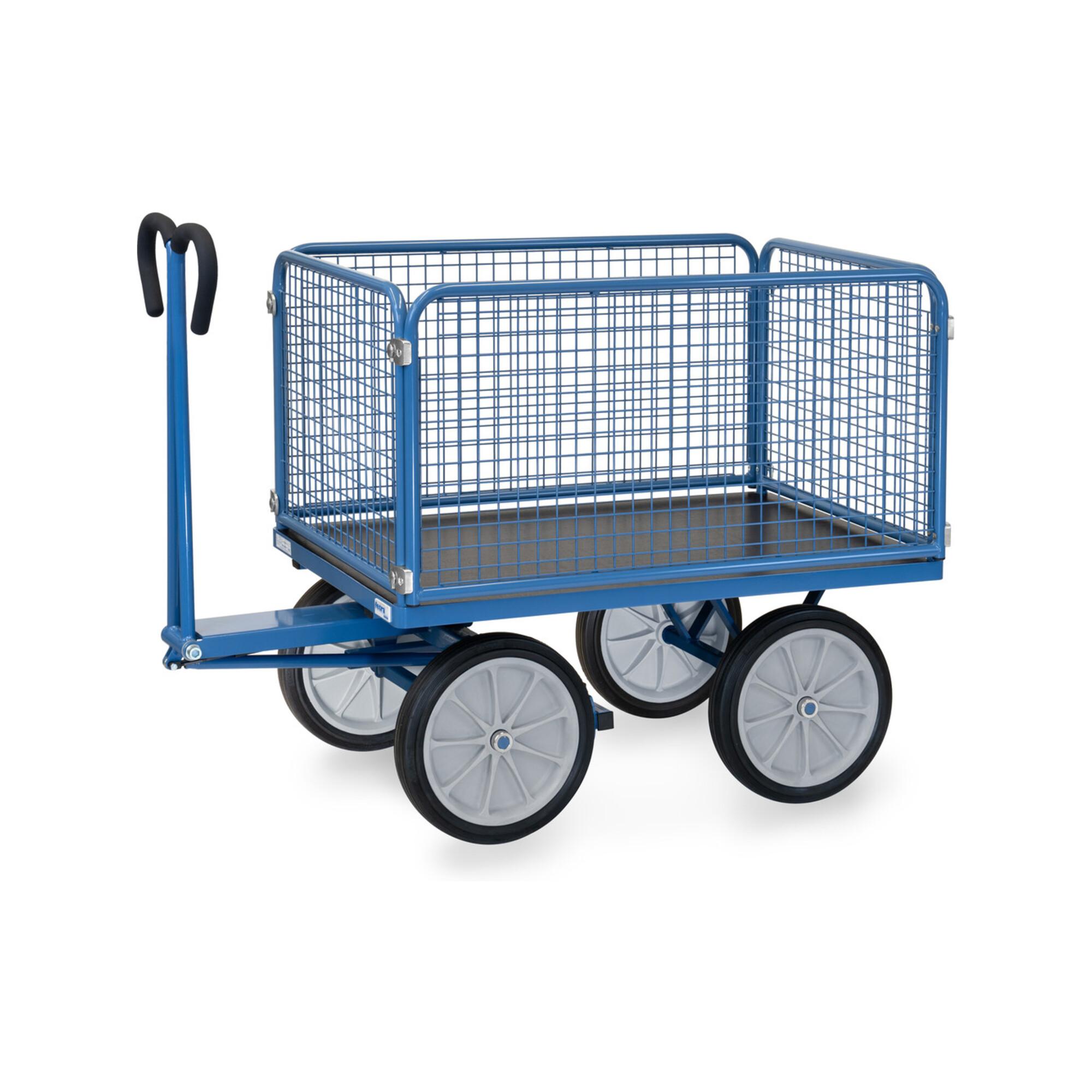 Fetra Handpritschenwagen 6434V - Tragkraft 1000Kg Vollgummi-Reifen)