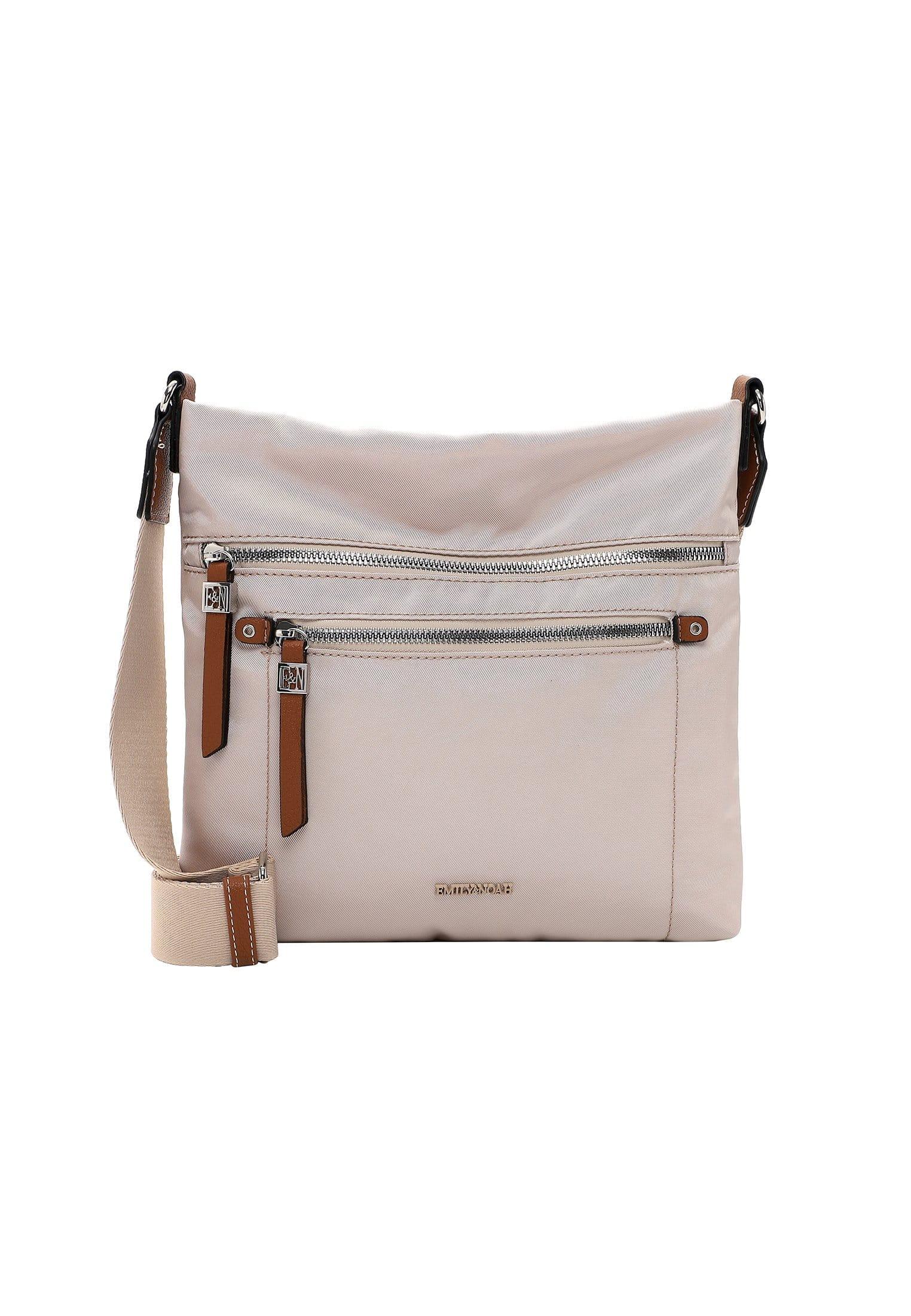 UmhäNgetasche Emily & Noah "UmhäNgetasche E&N Esther", Damen, Gr. B/H/T: 29Cm X 22Cm X 4Cm 0, Beige (Beige 400), Polyester, Taschen UmhäNgetasche