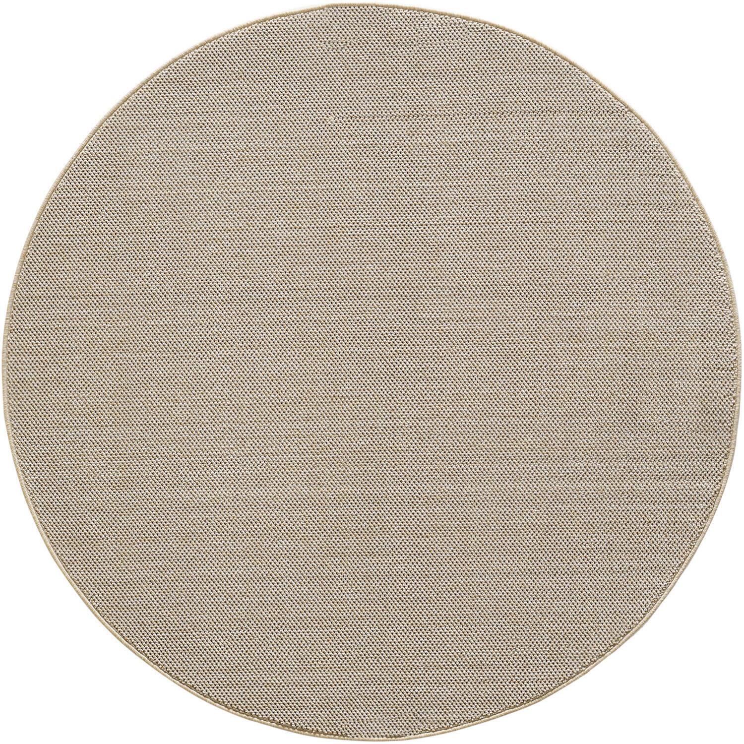 Webteppich Loom Beige Ø Ca. 120Cm