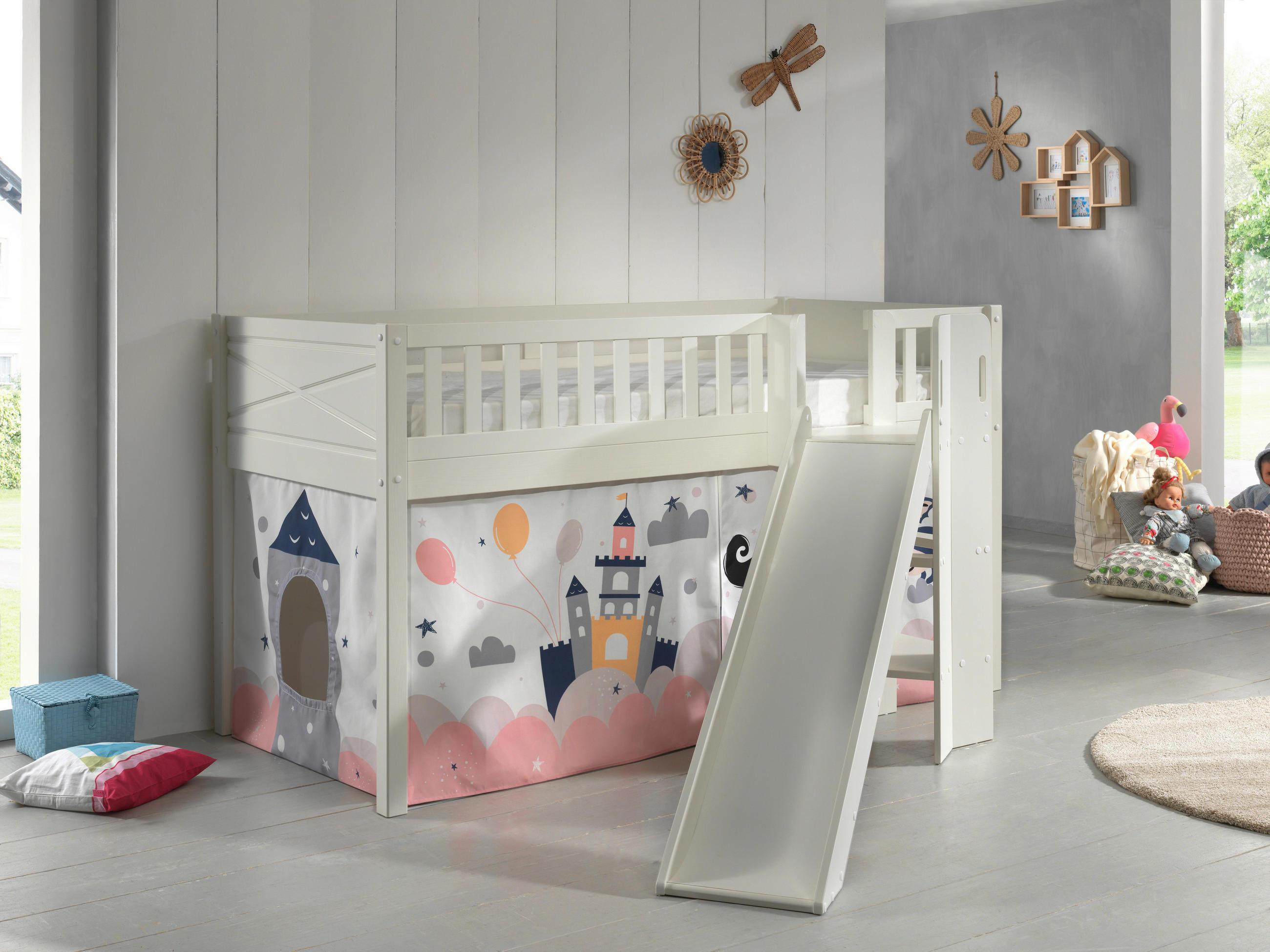 Spielbett Scott Princess Ca. 90X200 Cm Kiefer Weiß