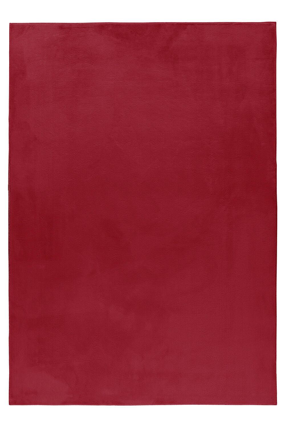 Hochflorteppich Pouffy Rot Ca. 240X340Cm