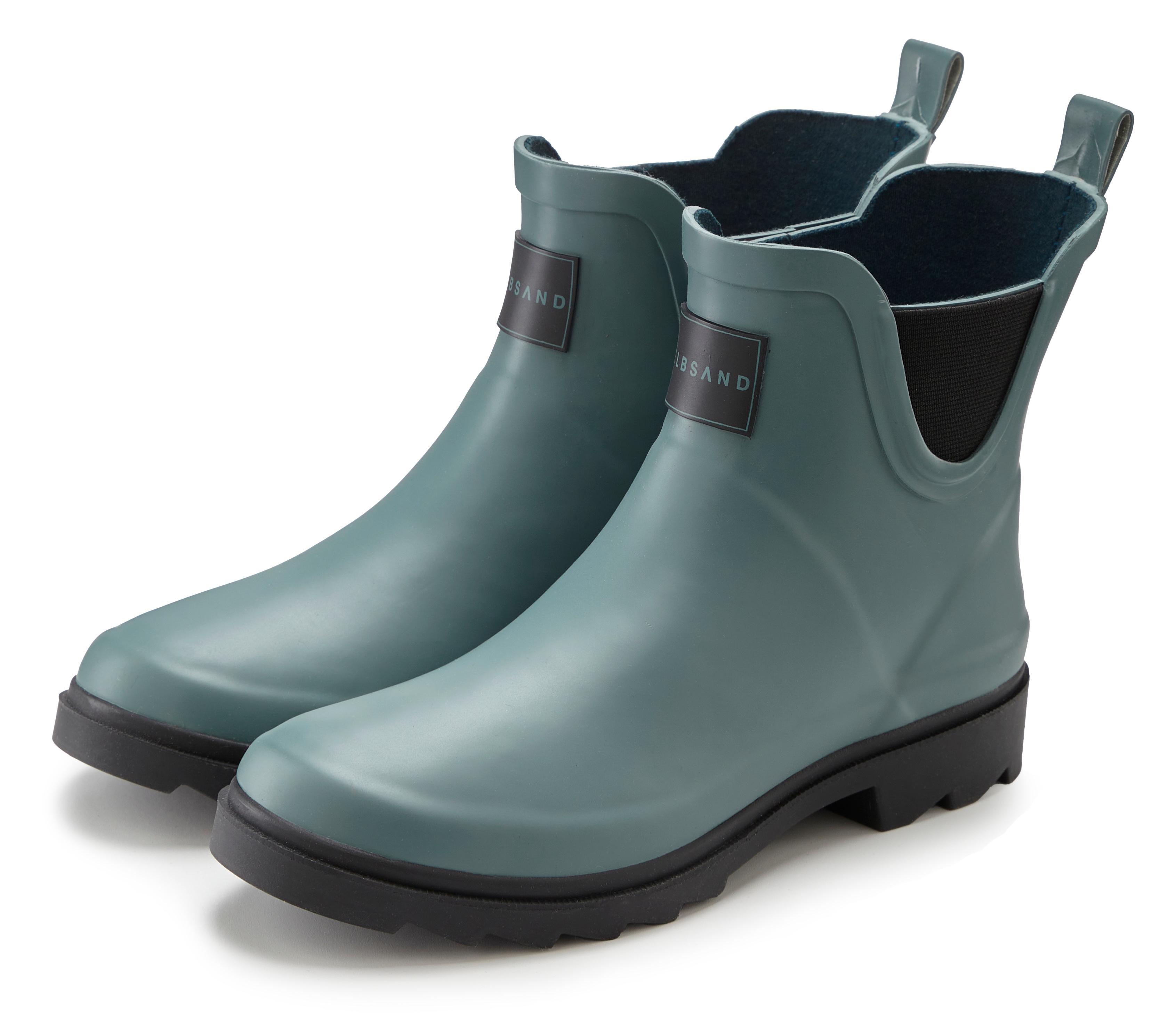 Gummistiefelette Elbsand "Boots, Gummistiefel, Schlupfstiefel", Damen, Gr. 37, Petrol, Obermaterial: 100% Synthetik. Decksohle: 100% Textilmaterial. Futter: 100% Textilmaterial. Laufsohle: 100% Synthetik, Unifarben, Schuhe, Aus Wasserdichtem Material