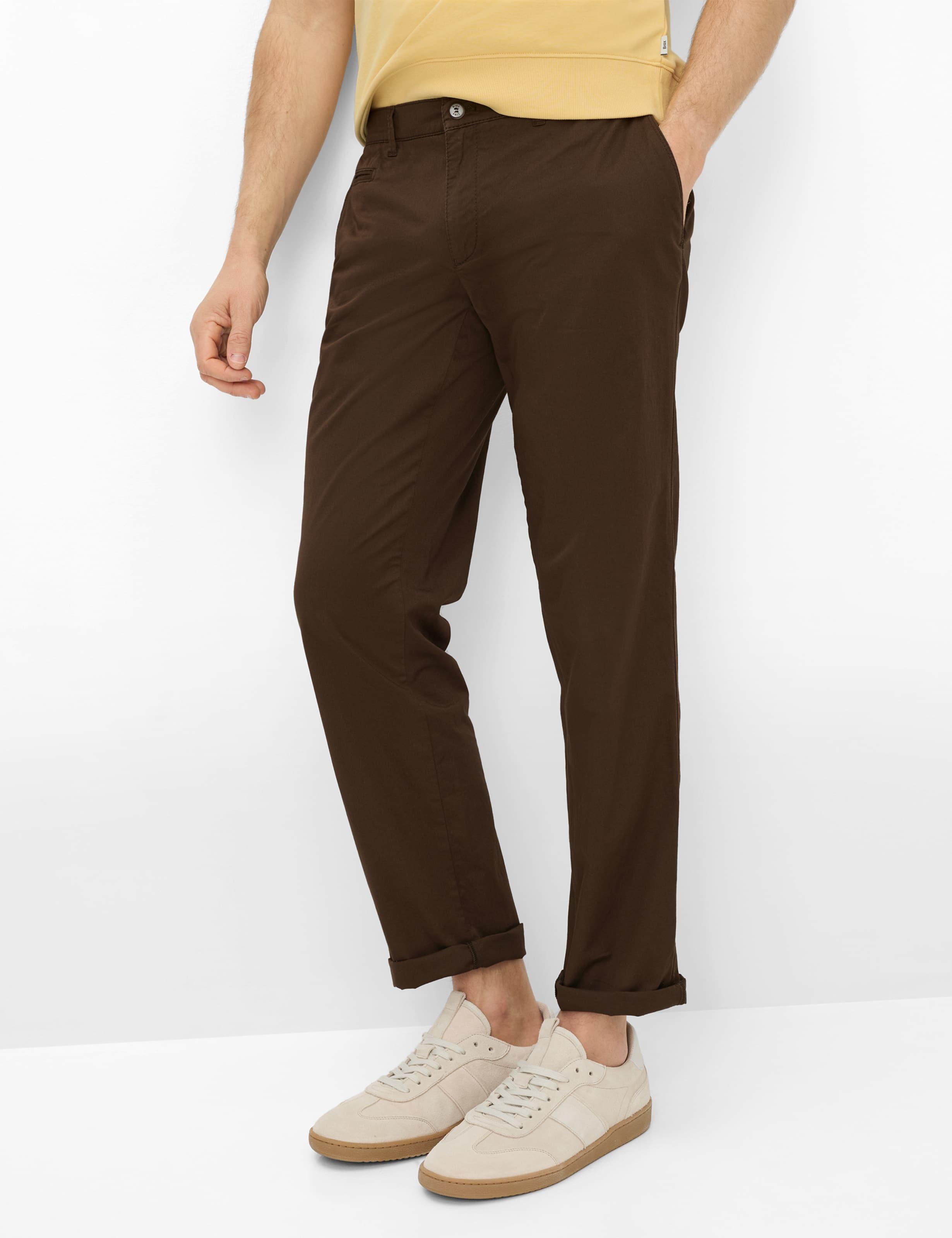 Brax Herren Chino Style FABIO CHOCOLATE, dunkelbraun, Gr. 40/30