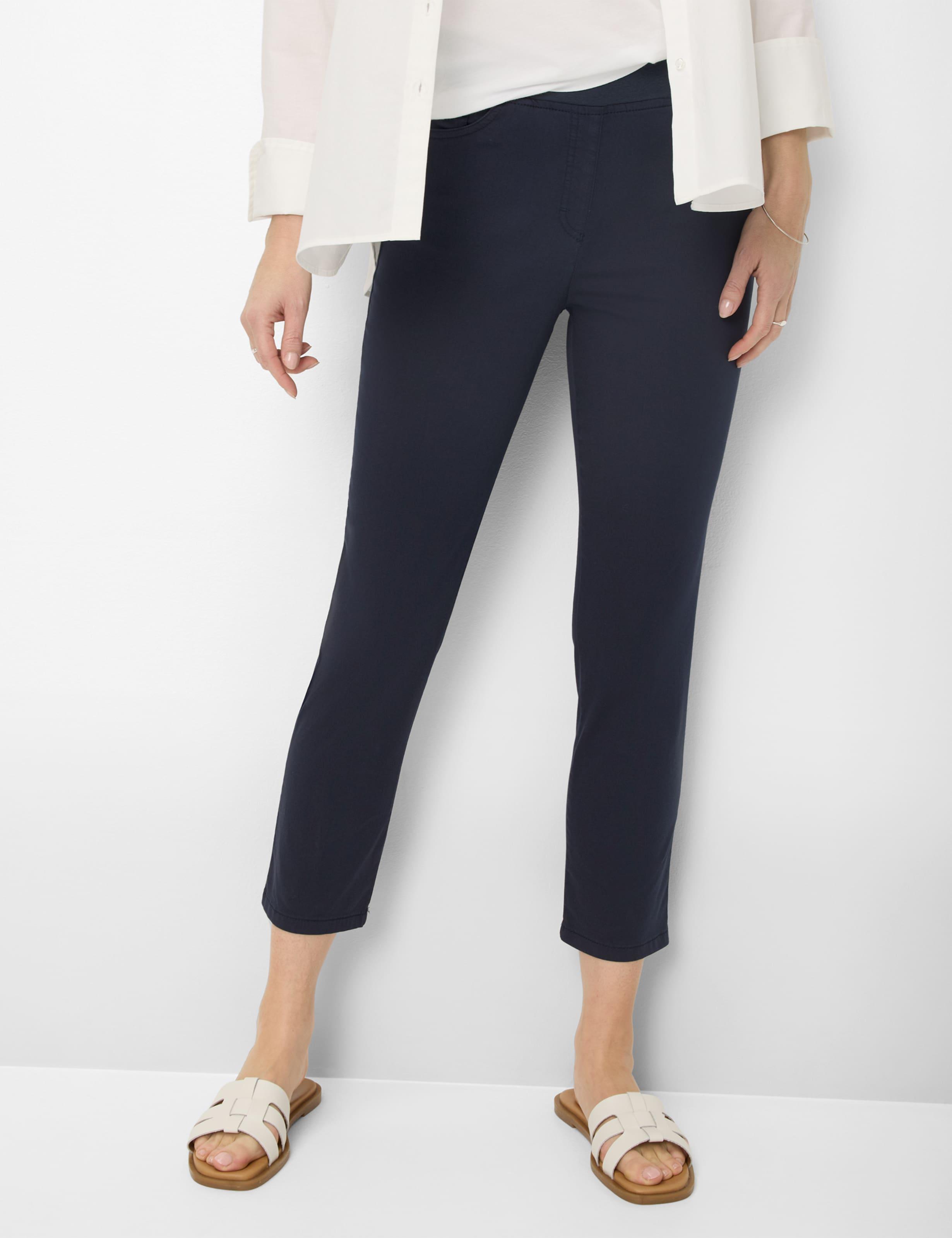 Raphaela By Brax Damen Five-Pocket-Hose Style Pamina 6/8 Navy, Dunkelblau, Gr. 36