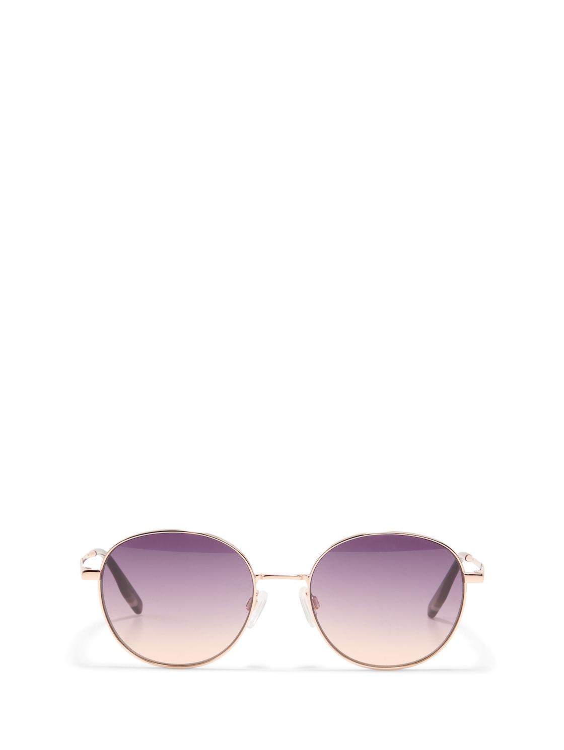 Tom Tailor Damen Runde Sonnenbrille, Rosa, Farbverlauf, Gr. Onesize