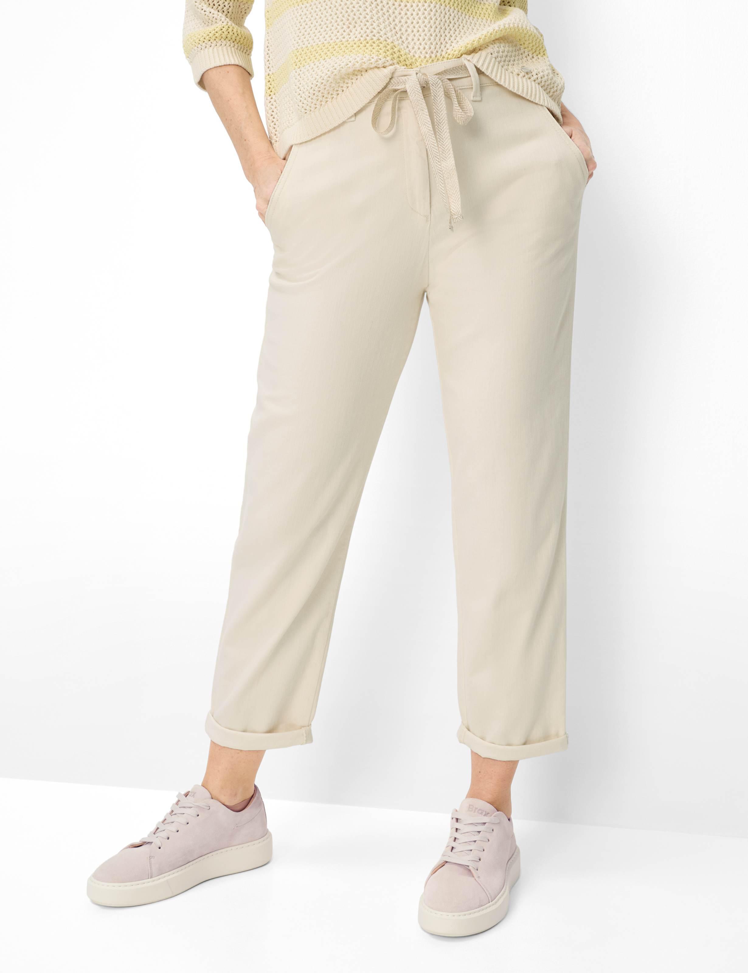 Raphaela By Brax Damen Chino Style Carrie Ecru, Denim Cremeweiß, Gr. 46