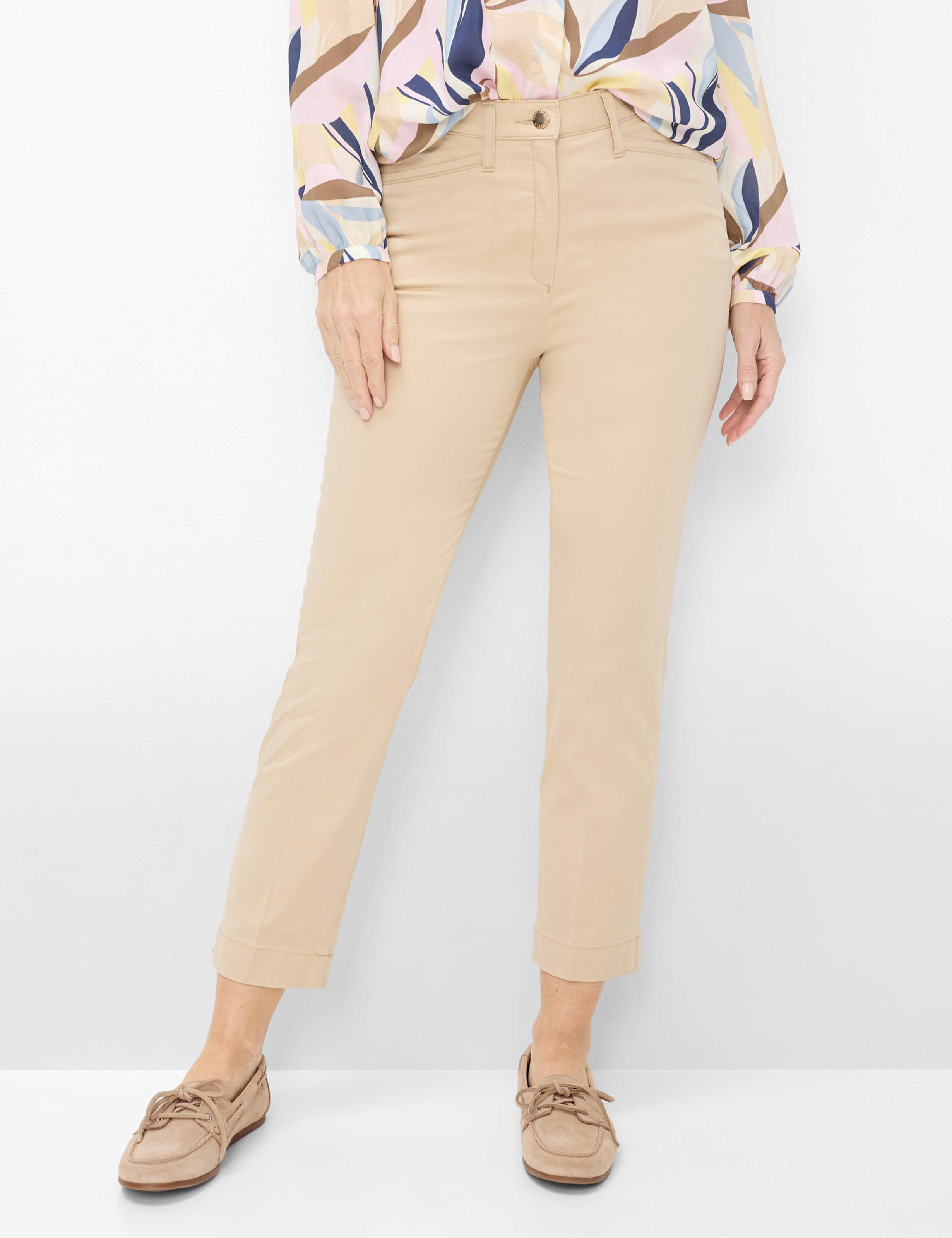Raphaela By Brax Damen Cityhose Style Lorella Baileys, Beige, Gr. 46K