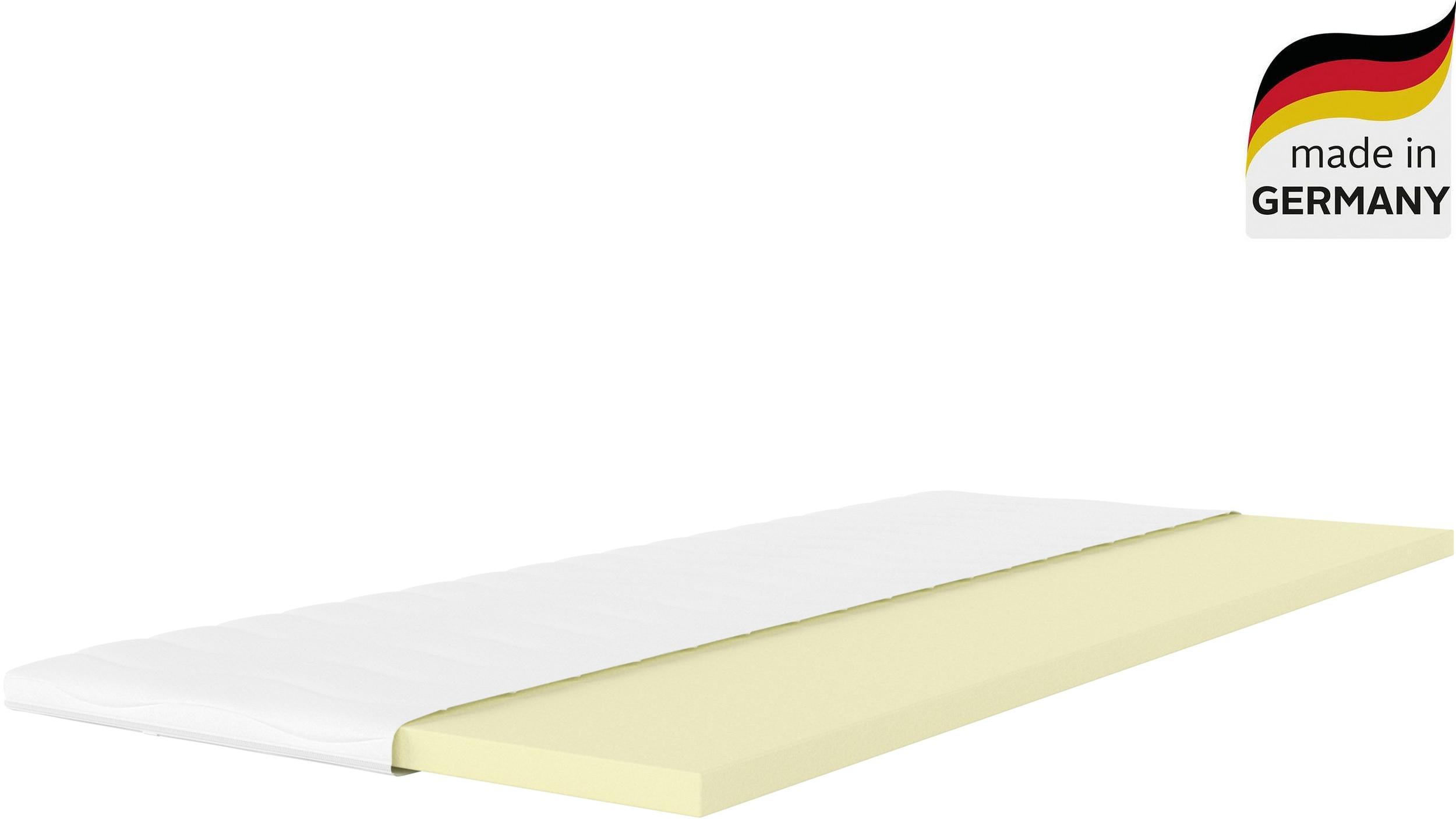 Topper ÄLGDRÖM "Tornby Topper 90x200 cm,180x200 cm, in 4 Härtegraden", weiß, B:160cm H:6cm L:200cm, Hybridschaum, Topper, Topper, Matratze & Boxspringbett, Hausstauballergiker geeignet, langlebig