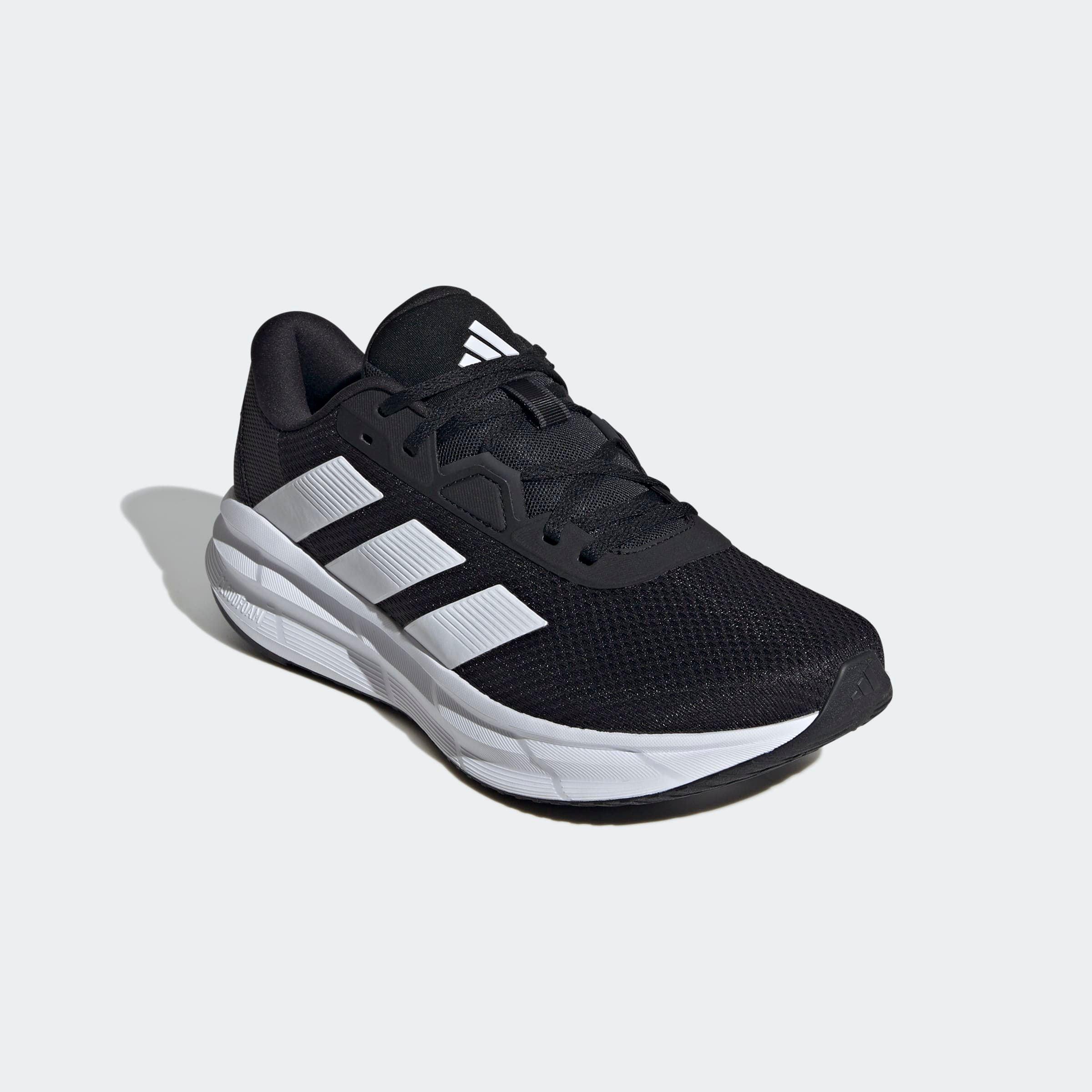 Laufschuh Adidas Performance "Galaxy 7", Herren, Gr. 46,5, Schwarz-Weiß (Core Schwarz, Cloud Weiß, Carbon), Synthetik, Textil, Schuhe Laufschuh, Topseller