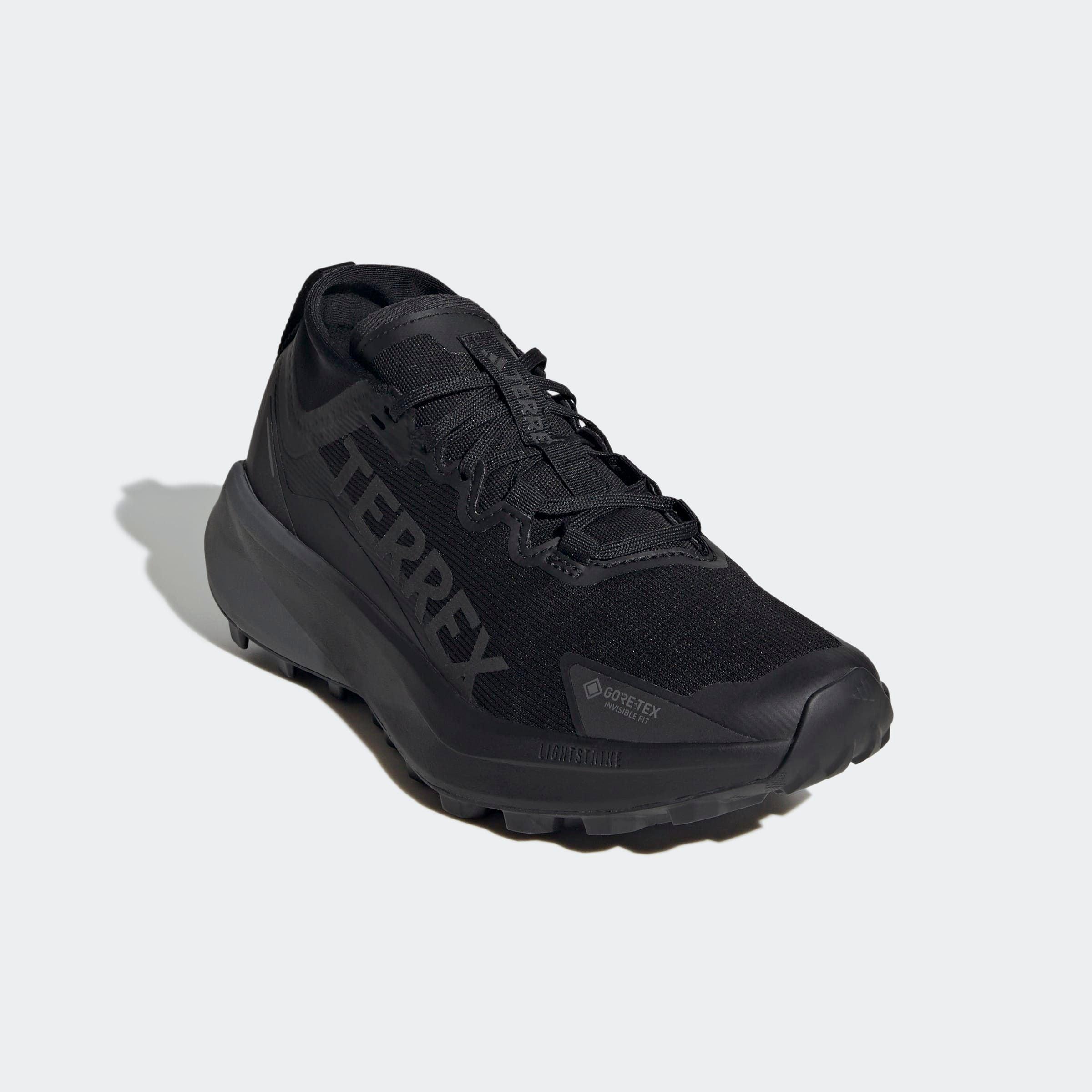 Trailrunningschuh ADIDAS TERREX "AGRAVIC GTX", Damen, Gr. 42, cschwarz, cschwarz, gresix, Textil, Schuhe Trailrunningschuh, wasserdicht