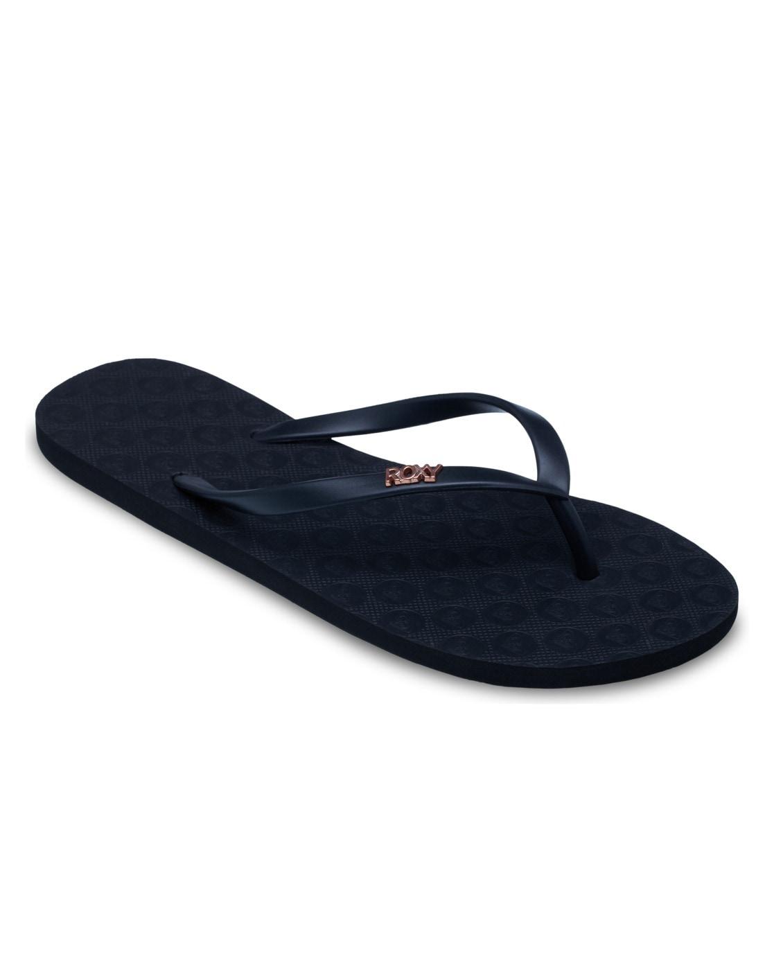 Sandale ROXY "Viva Iv", Damen, Gr. 8(38), schwarz (schwarz 3), Obermaterial:Obermaterial: 98% Synthetik / 2% Metall, Futter: 100% Synthetik, Laufsohle: 100% geschäumtes Gummi;, Schuhe Sandale