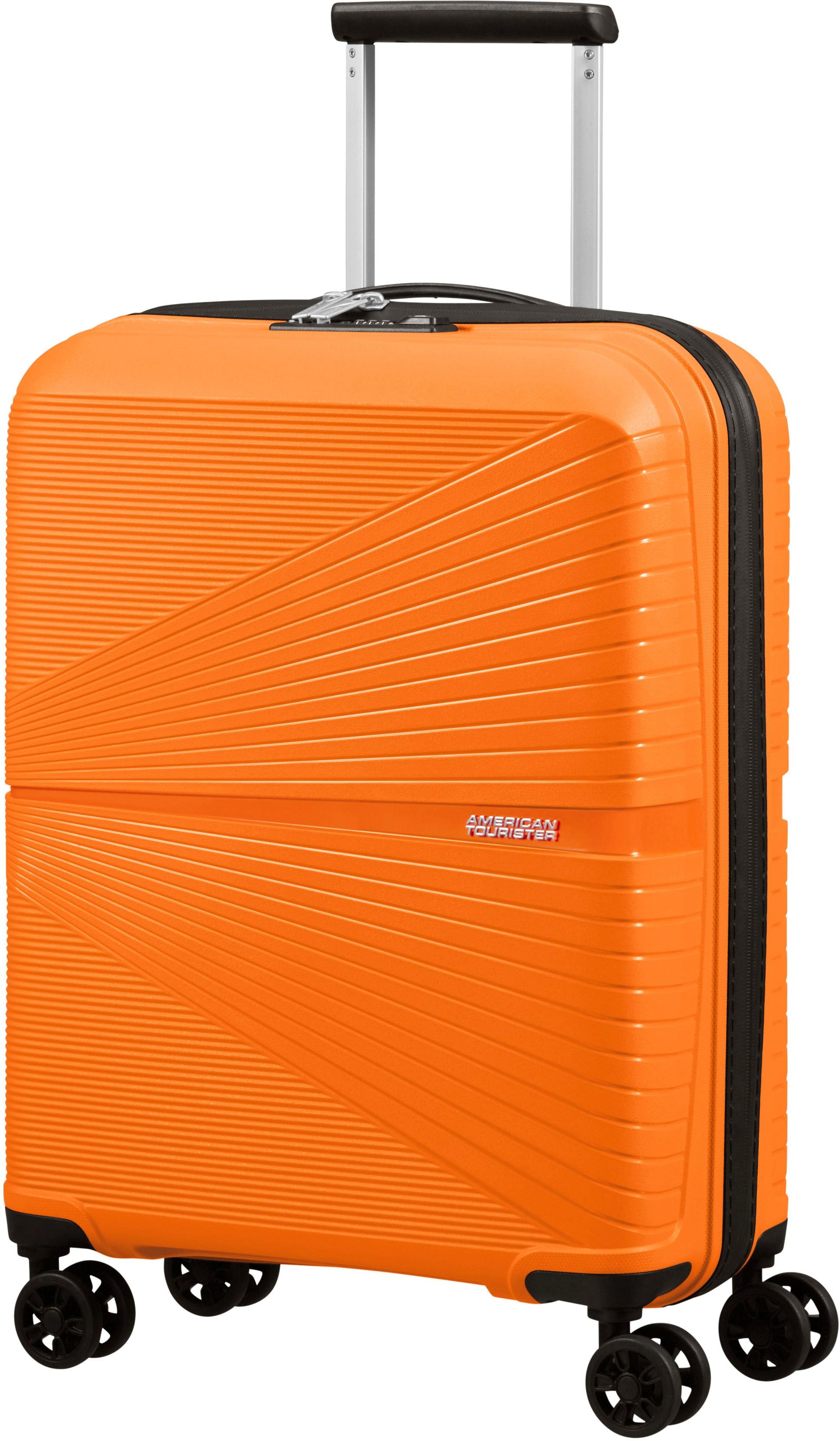 Hartschalen-Trolley AMERICAN TOURISTER "AIRCONIC, in verschieden Farben und Größen", Damen, Gr. B/H/T: 40cm x 55cm x 20cm 33,5 l, orange (mango orange), Polypropylen, Koffer Hartschalen-Trolley, Koffer Reisegepäck Koffer Reisekoffer TSA-Zahlenschloss