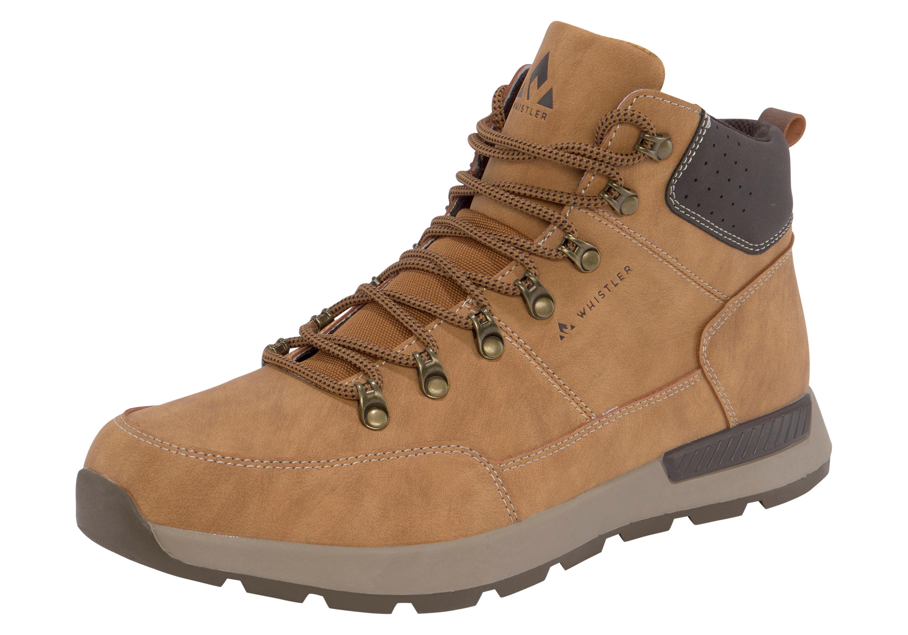 Winterboots WHISTLER "MINSERT M BOOT", Herren, Gr. 43, braun, Synthetik, Textil, Schuhe Winterboots, Winterschuhe, Winterboots, Snowboots, wasserabweisend