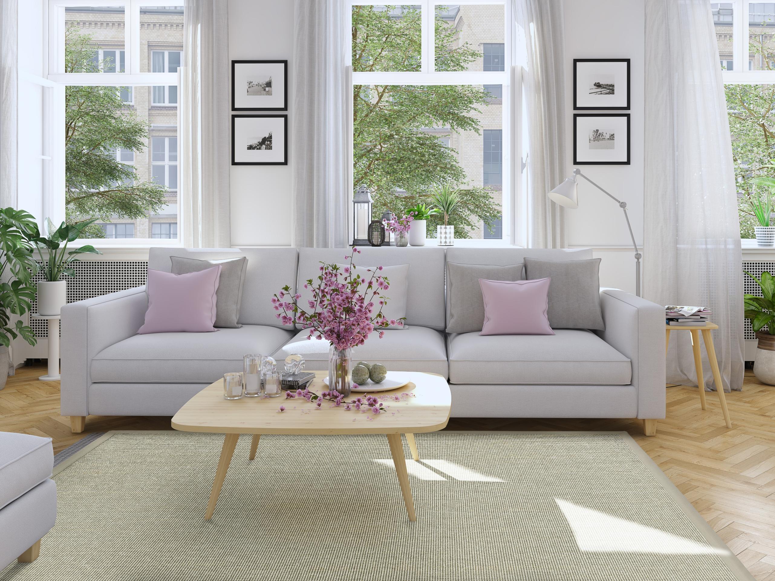 Sisalteppich DEKOWE "Mara S2 mit Bordüre Spezial", beige (beige mix), B:300cm H:5mm L:300cm, Sisal, Teppiche, Sisalteppich, 100% Sisal, auch als Läufer, Wohnzimmer