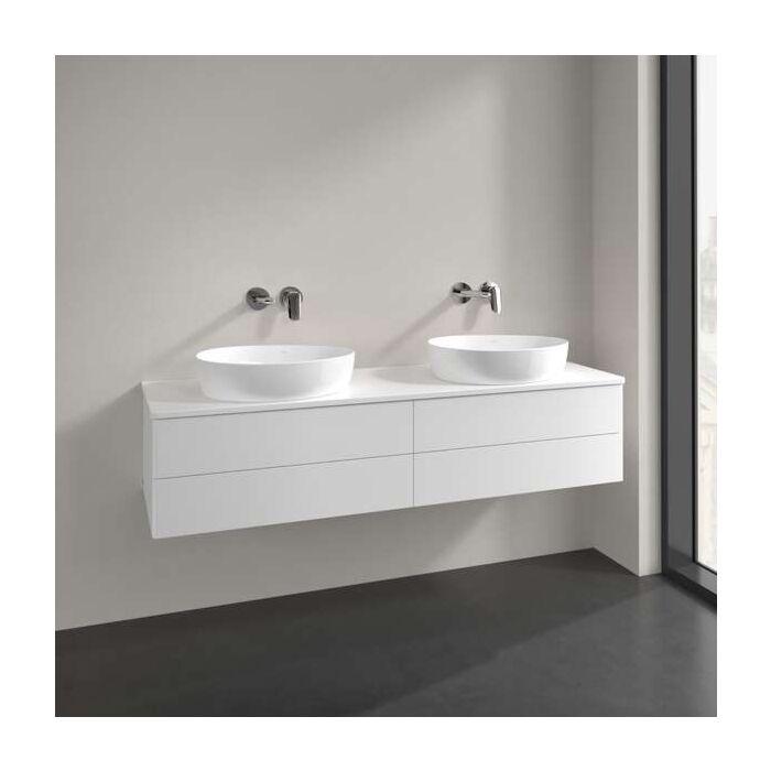 Villeroy Und Boch Antao Waschtisch-Unterschrank K28010MT 160X36X50Cm, Waschbeckenplattenfarbe Lack, White Matt Lacquer