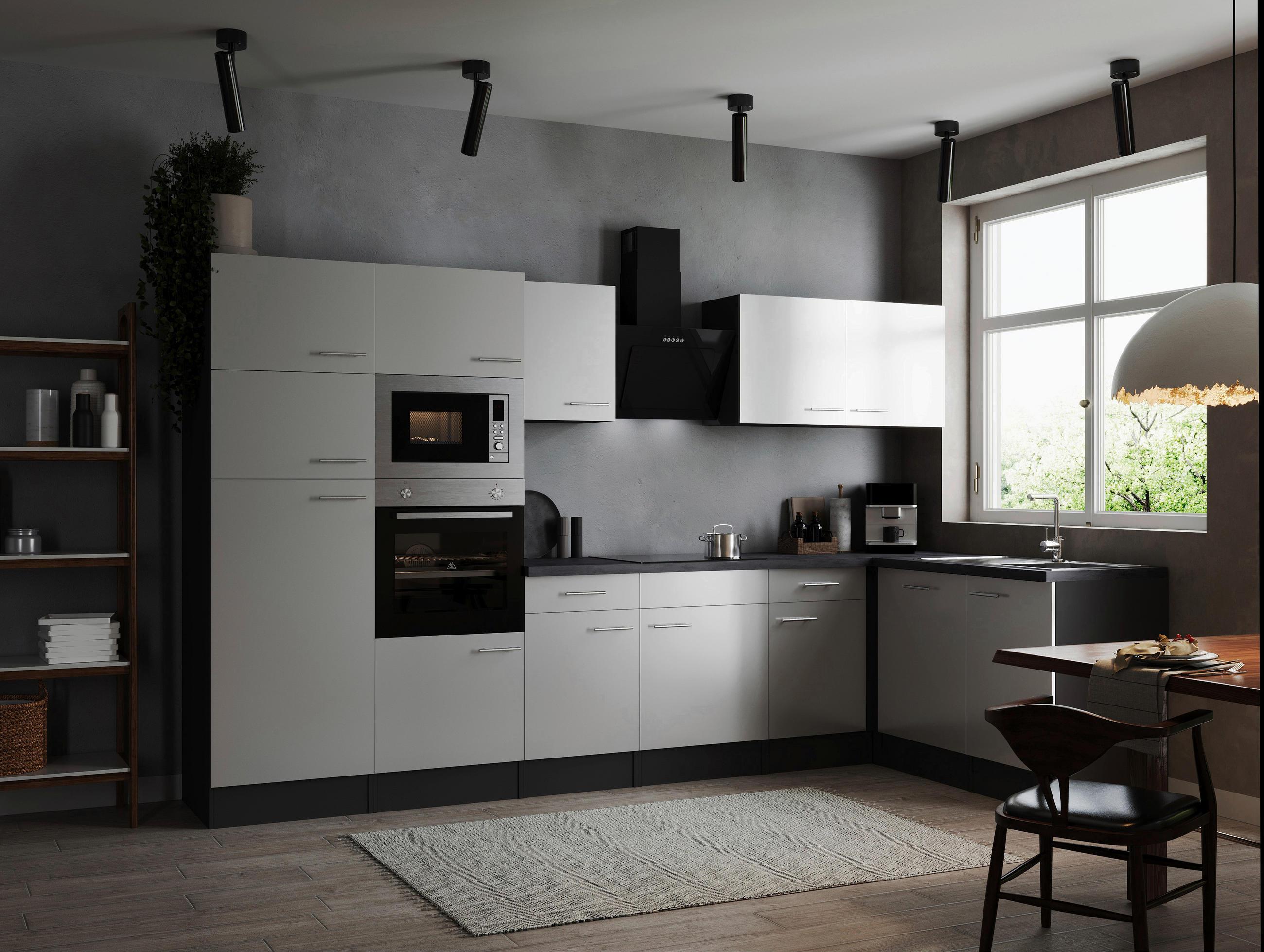 EckküChe Oliver M. GeräTen Ca. 340X172Cm Grau/Weiß