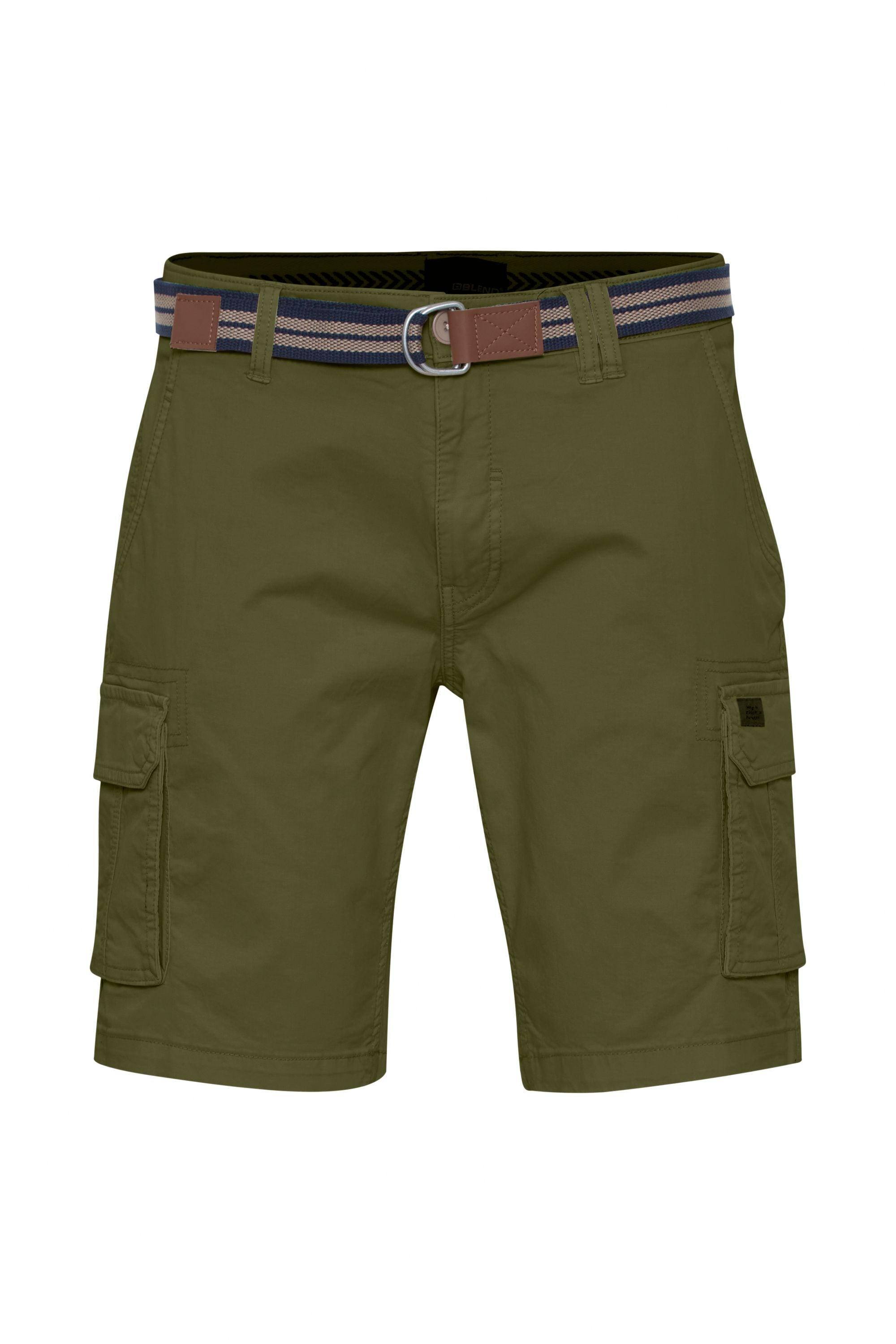 Cargoshorts Blend "Cargoshorts Bhshorts", Herren, Gr. M, N-Gr, GrüN (Cypress), Obermaterial: 97% Baumwolle Co. 3% Elasthan El., Hosen