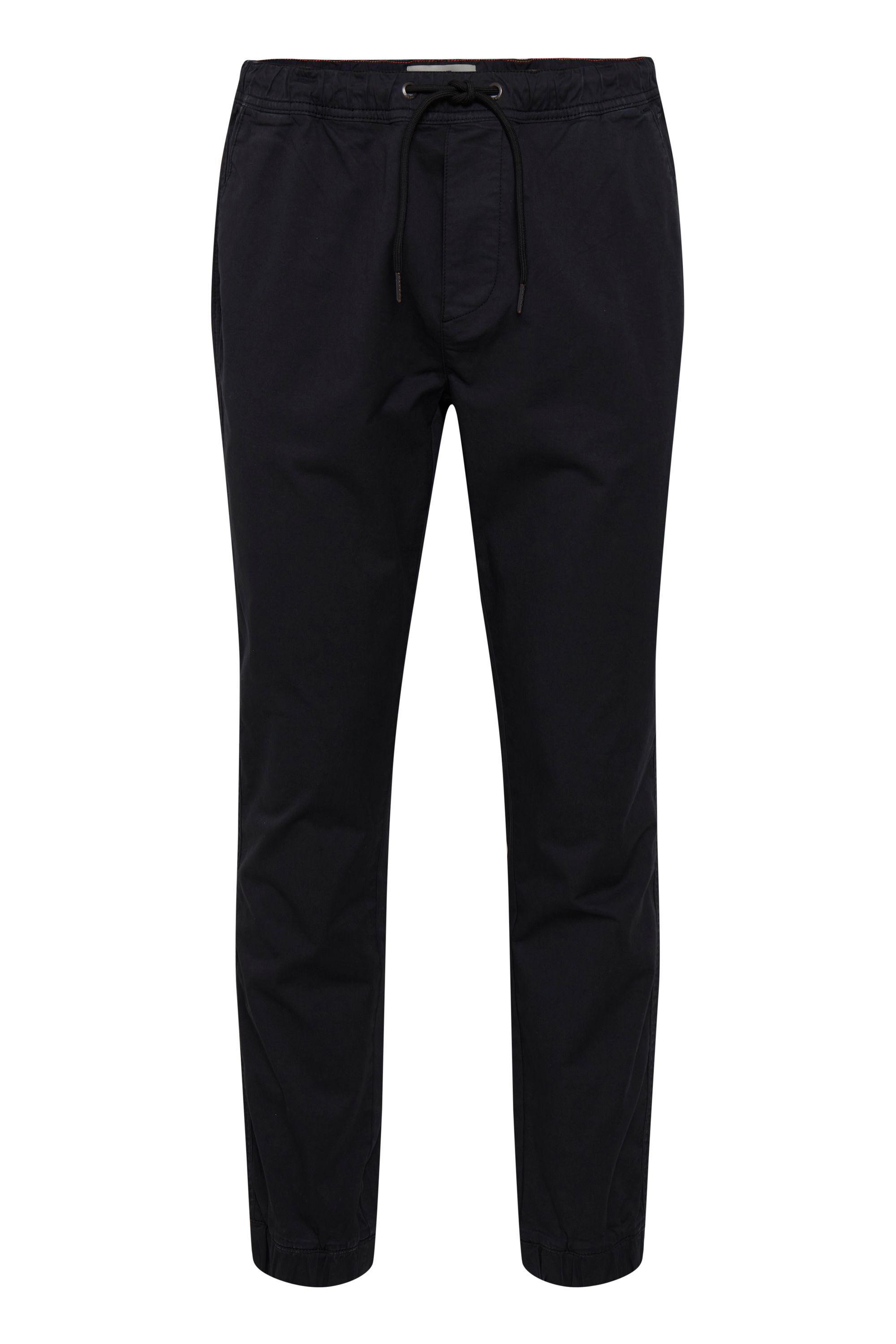 Chinohose Blend "Chinohose Bhnimbu", Herren, Gr. S, N-Gr, Schwarz, Obermaterial: 97% Baumwolle Co. 3% Elasthan El., Hosen Chinohose