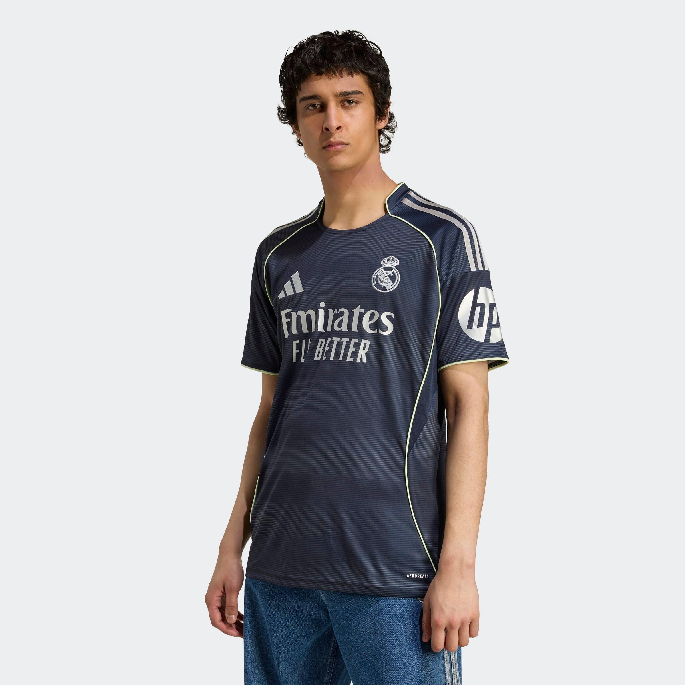 FußBalltrikot Adidas Performance "Real Madrid 25/26 AuswÄRtstrikot", Herren, Gr. Xxl, Blau (Legend Ink), Obermaterial: 100% Polyester, Trikots FußBalltrikot, Real Madrid