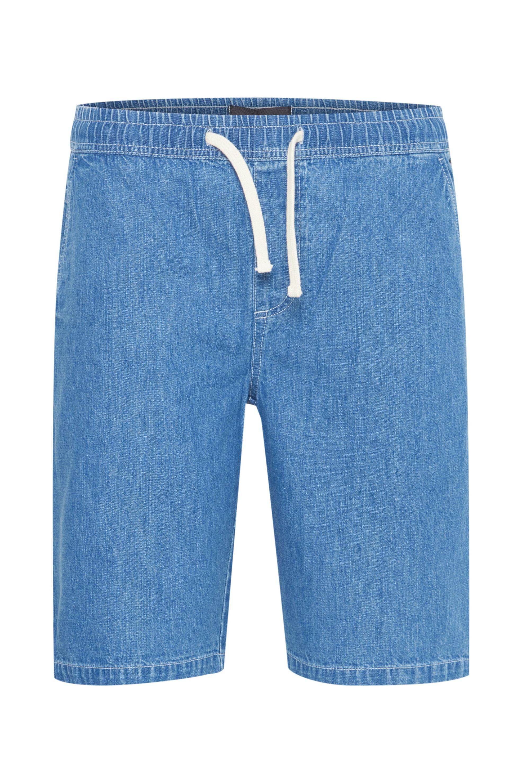 Jeansshorts Blend "Shorts Bhshorts", Herren, Gr. M, N-Gr, Blau (Denim Middle Blau), Obermaterial: 100% Baumwolle Co., Jeans Jeansshorts