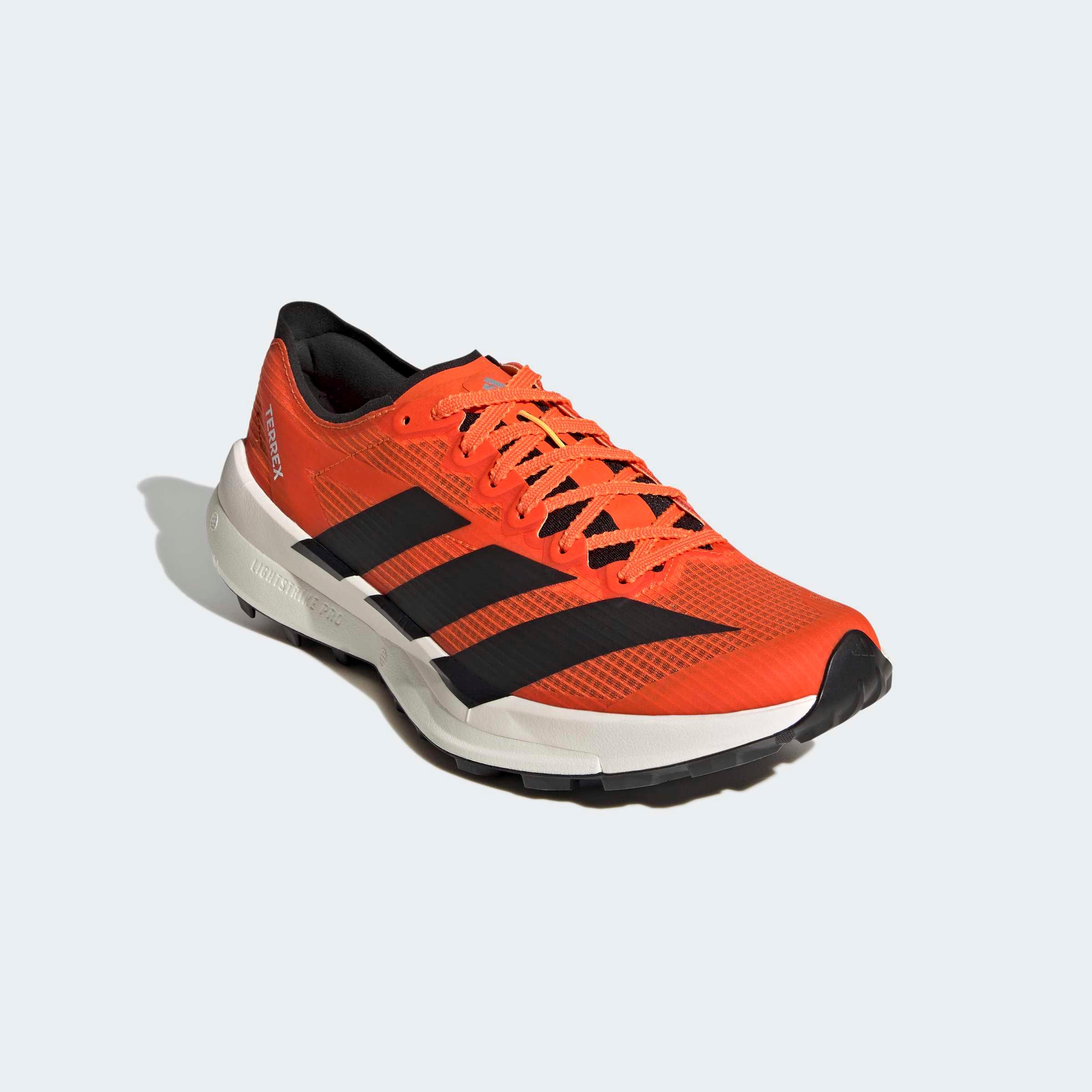 Trailrunningschuh ADIDAS TERREX "AGRAVIC SPEED 2", Herren, Gr. 48, semi impact orange, core schwarz, lucid tangerine, Synthetik, Textil, Schuhe Trailrunningschuh