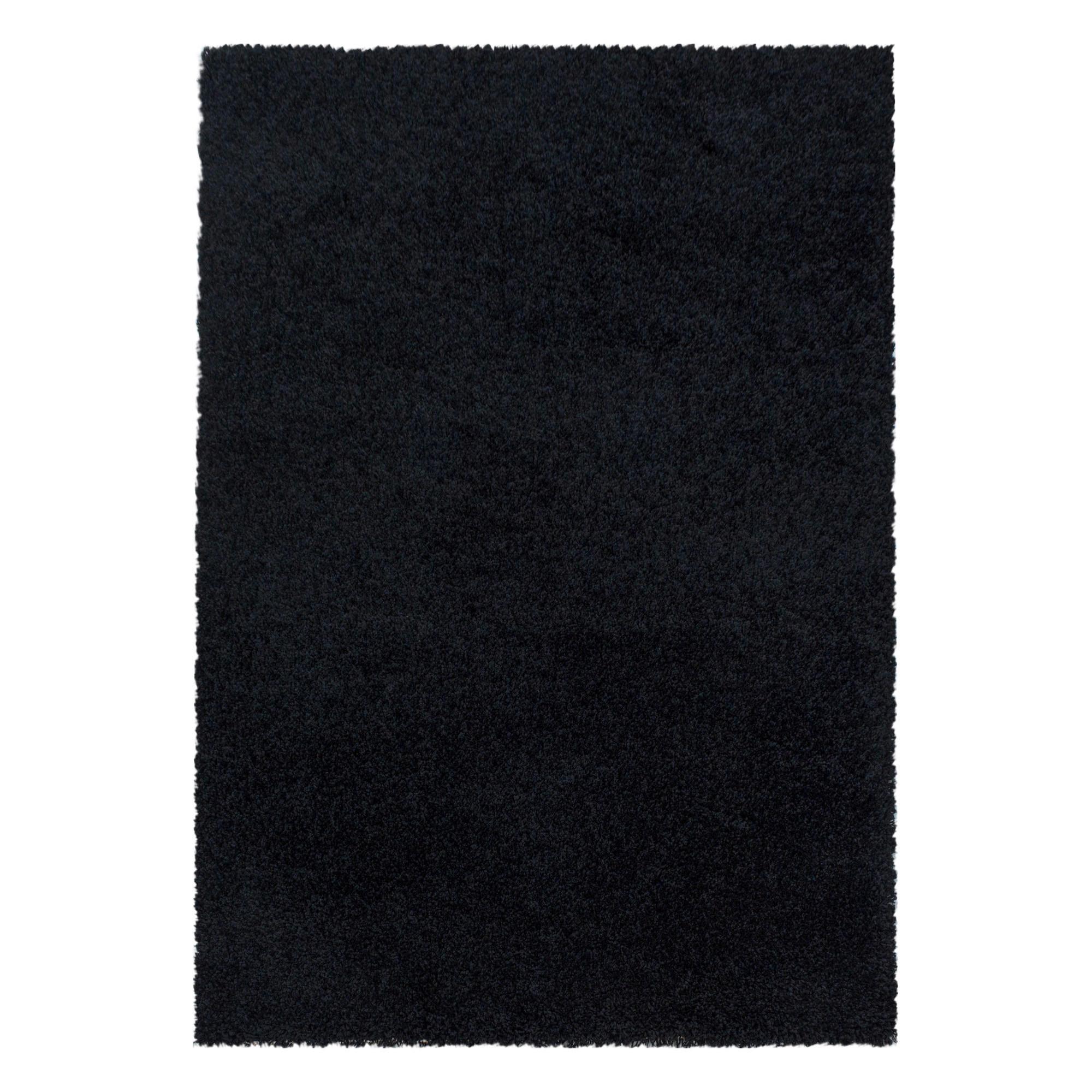 Hochflorteppich Sydney 3000 Schwarz Ca. 80X150Cm