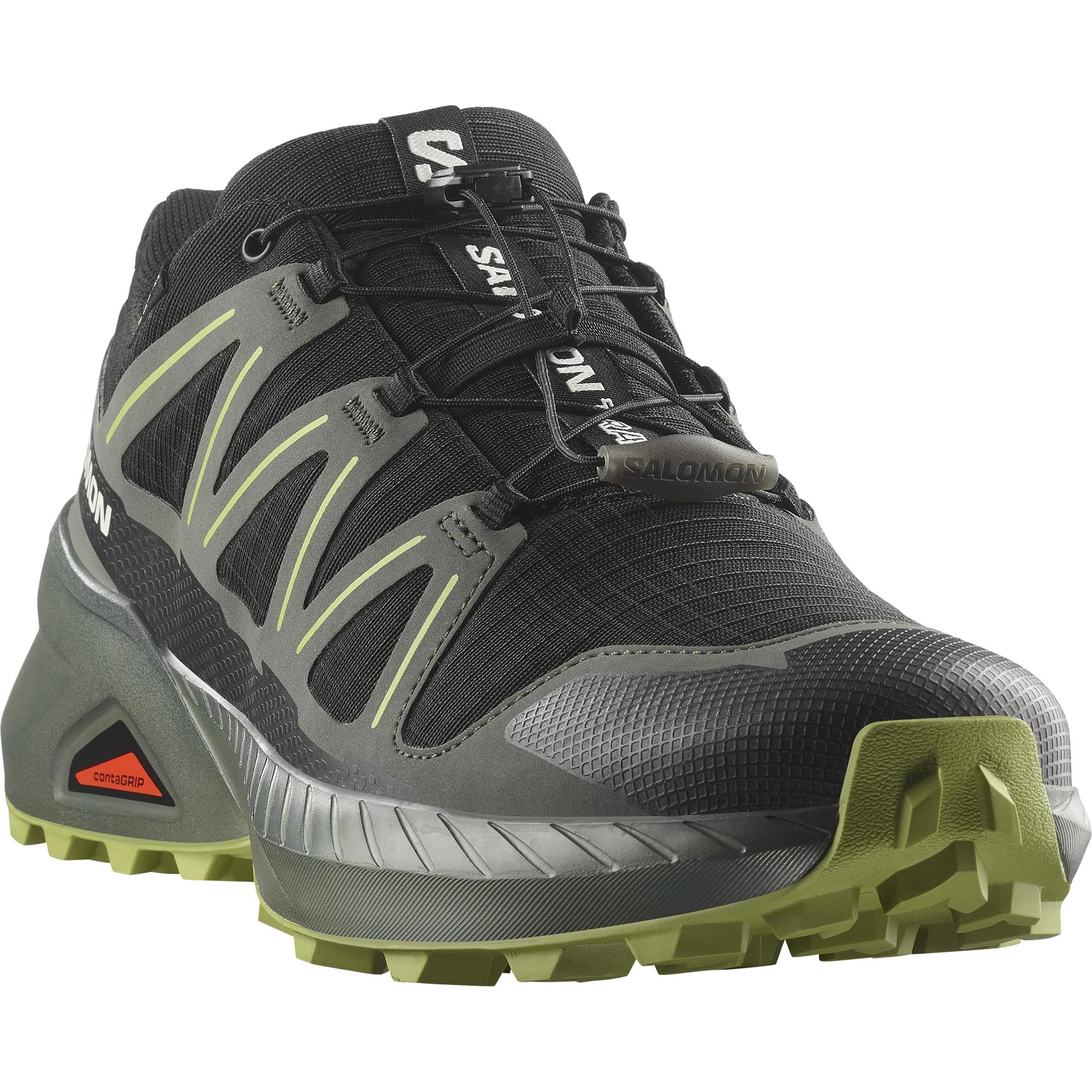 Trailrunningschuh Salomon "Speedcross Peak GORE-TEX", Herren, Gr. 41, Schwarz (Schwarz, Urban Chic, Schwarz Citron), Synthetik, Textil, Schuhe, Wasserdicht