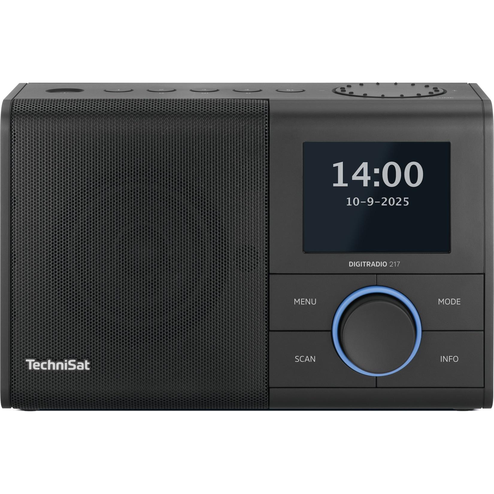TechniSat DIGITRADIO 217 – tragbares DAB+ Radio (UKW, Bluetooth, Weckzeiten)