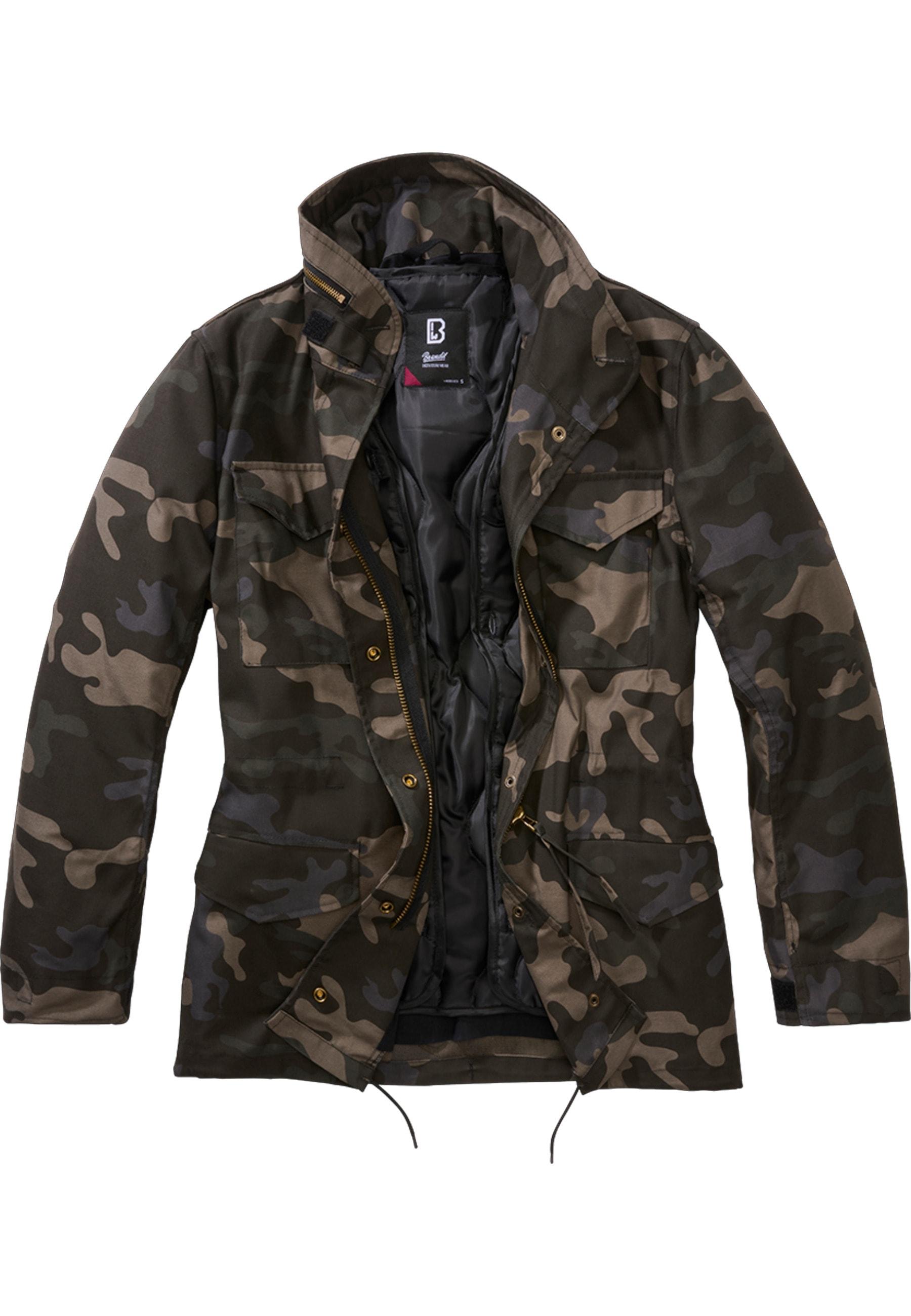 Parka Brandit "Brandit Damen Ladies M65 Standard Jacket", Damen, Gr. Xl, Schwarzcamo, 80% Polyester, 20% Baumwolle, Mehrfarbig, Normal, Ohne Ausschnitt, Jacken Parka