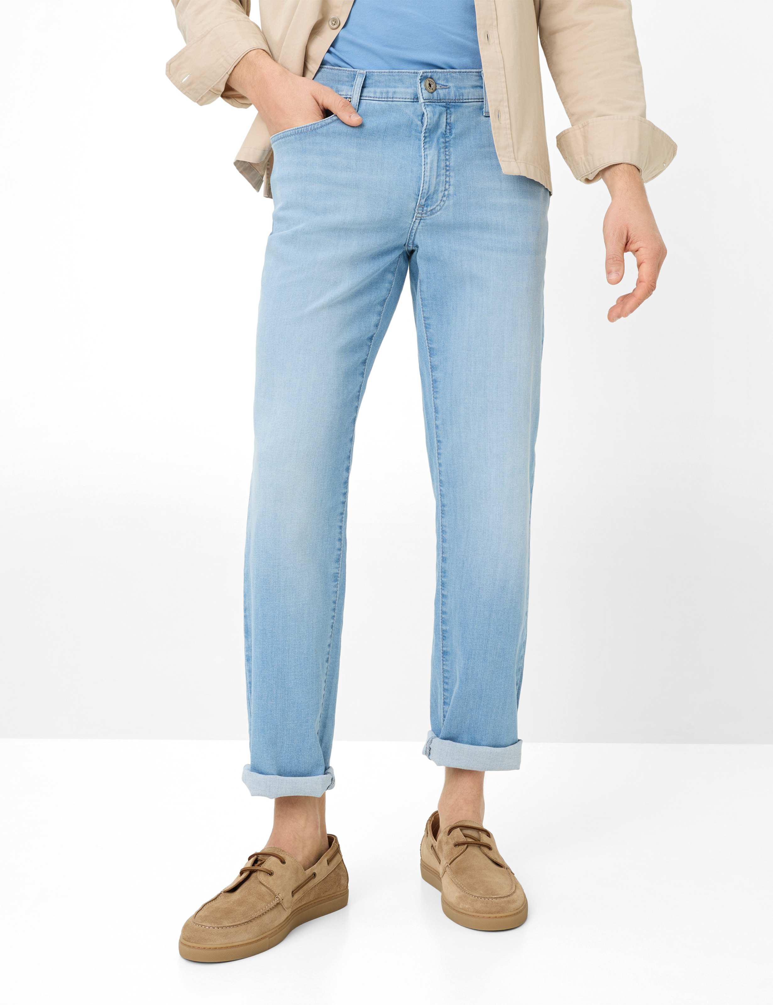 Brax Herren Five-Pocket-Hose Style CADIZ OCEAN BLUE USED, denim blau, Gr. 36/34