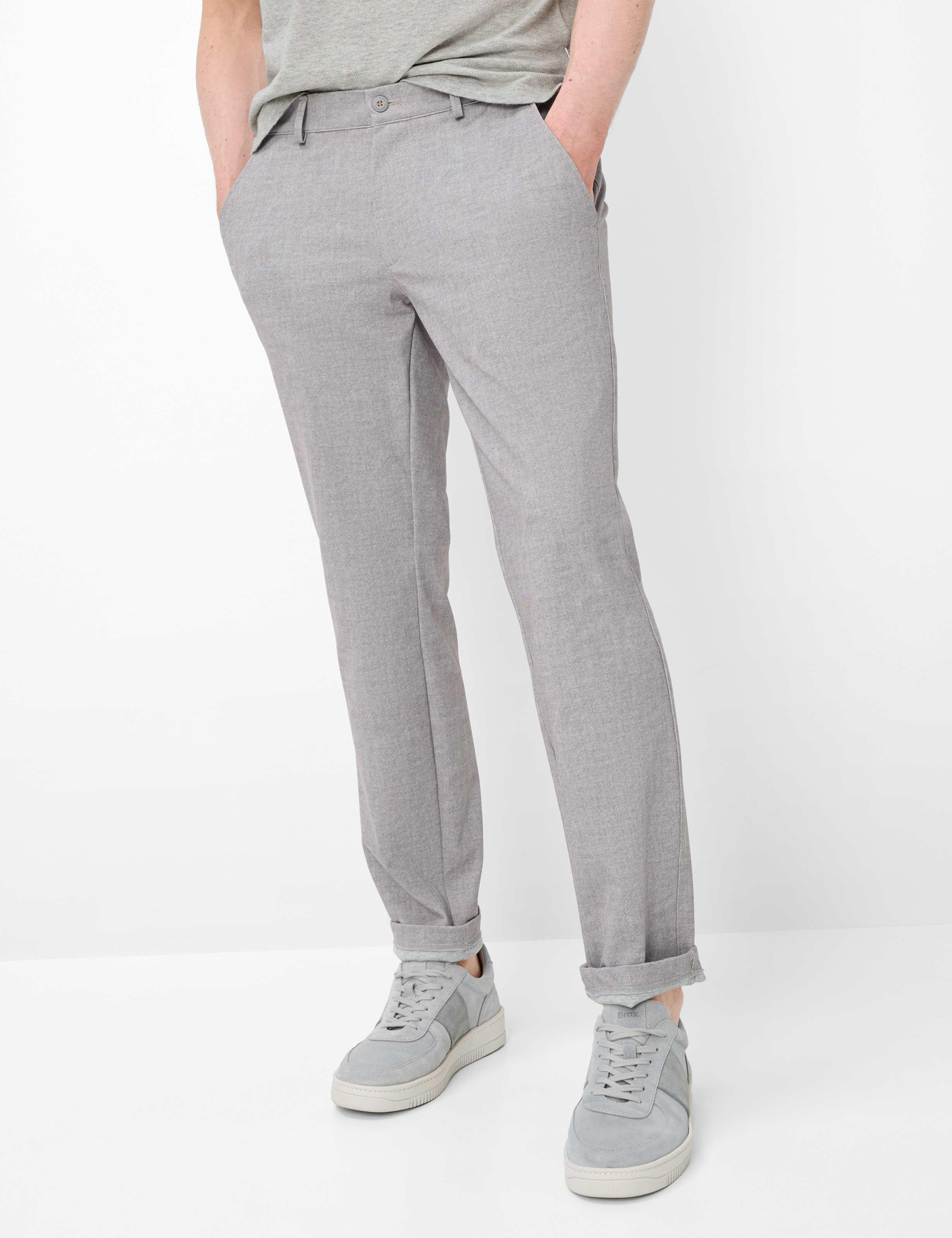 Eurex By Brax Herren Chino Style Thilo Italian Grey, Grau, Gr. 50