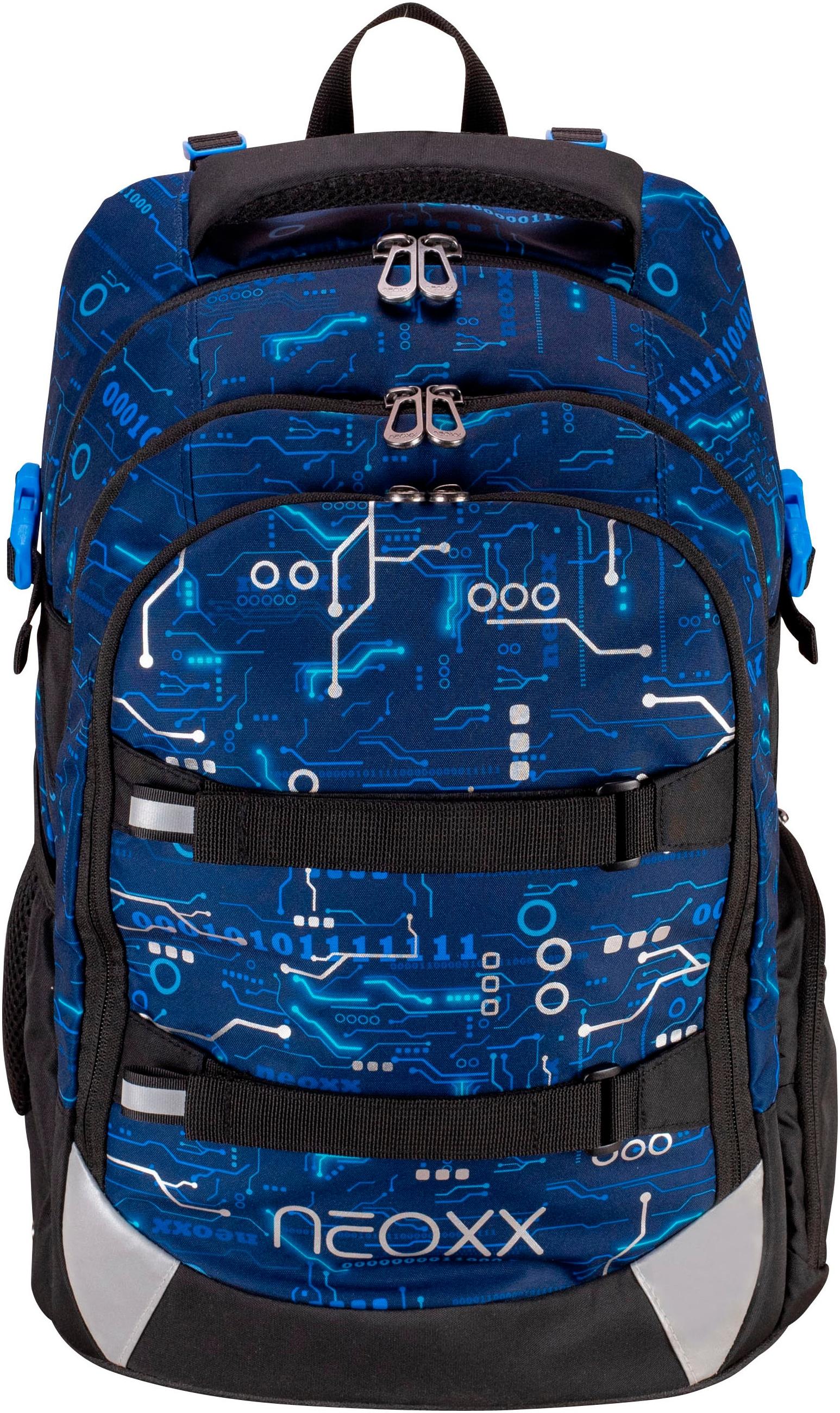 Schulrucksack NEOXX "Active Pro", Mädchen, Gr. B/H/T: 31cm x 45,5cm x 24cm, next level, Polyester, Rucksäcke Schulrucksack, Topseller