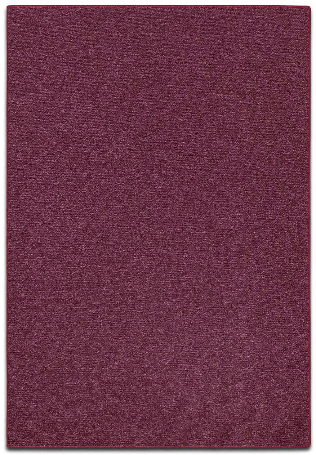 Teppich OTTO HOME "Blackburn", rot (weinrot), B:80cm H:4mm L:150cm, Kunstfaser, Teppiche, Teppich