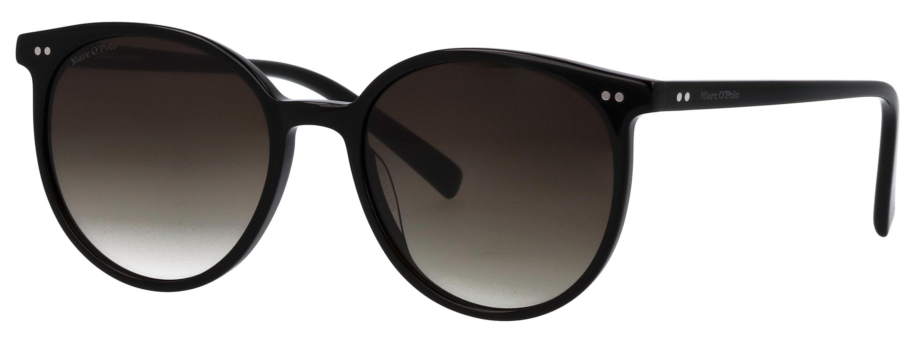 Sonnenbrille Marc O'polo "Modell 506164", Damen, Schwarz, Leicht GläNzend, Sonnenbrillen Sonnenbrille, Form Panto, Logoschriftzug Auf BüGel, Kunststofffassung