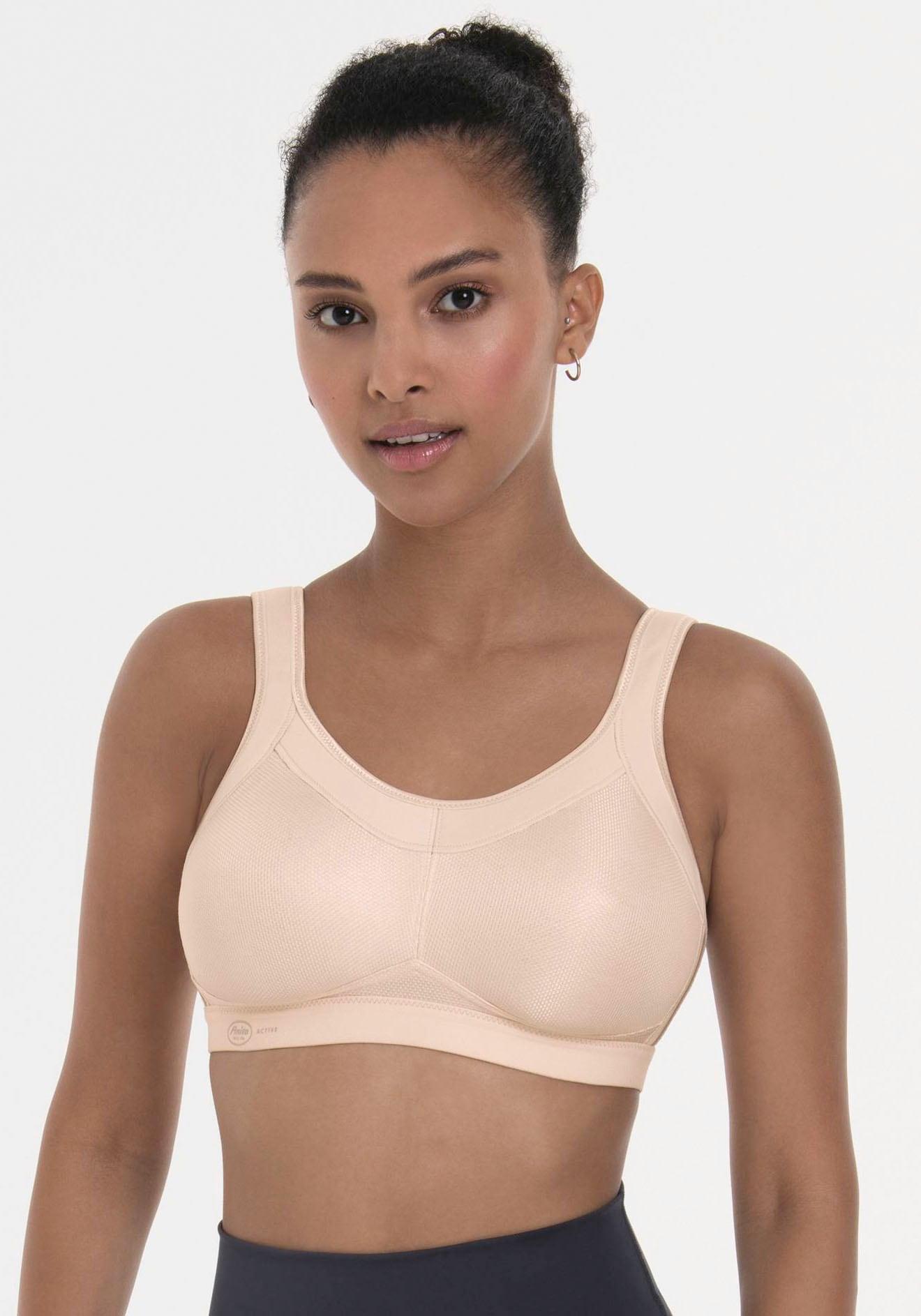 Sport-Bh Anita active "Momentum", Damen, Gr. 95, Cup G, Rosa (Smart Rose), Microtouch, Obermaterial: 70% Polyester, 15% Elasthan, 15% Polyamid, Unifarben, Regular Fit, Bhs Sport-Bh, Ohne BüGel, Elastisch, Nahtlos, Weich, Gepolsterte KomfortträGer