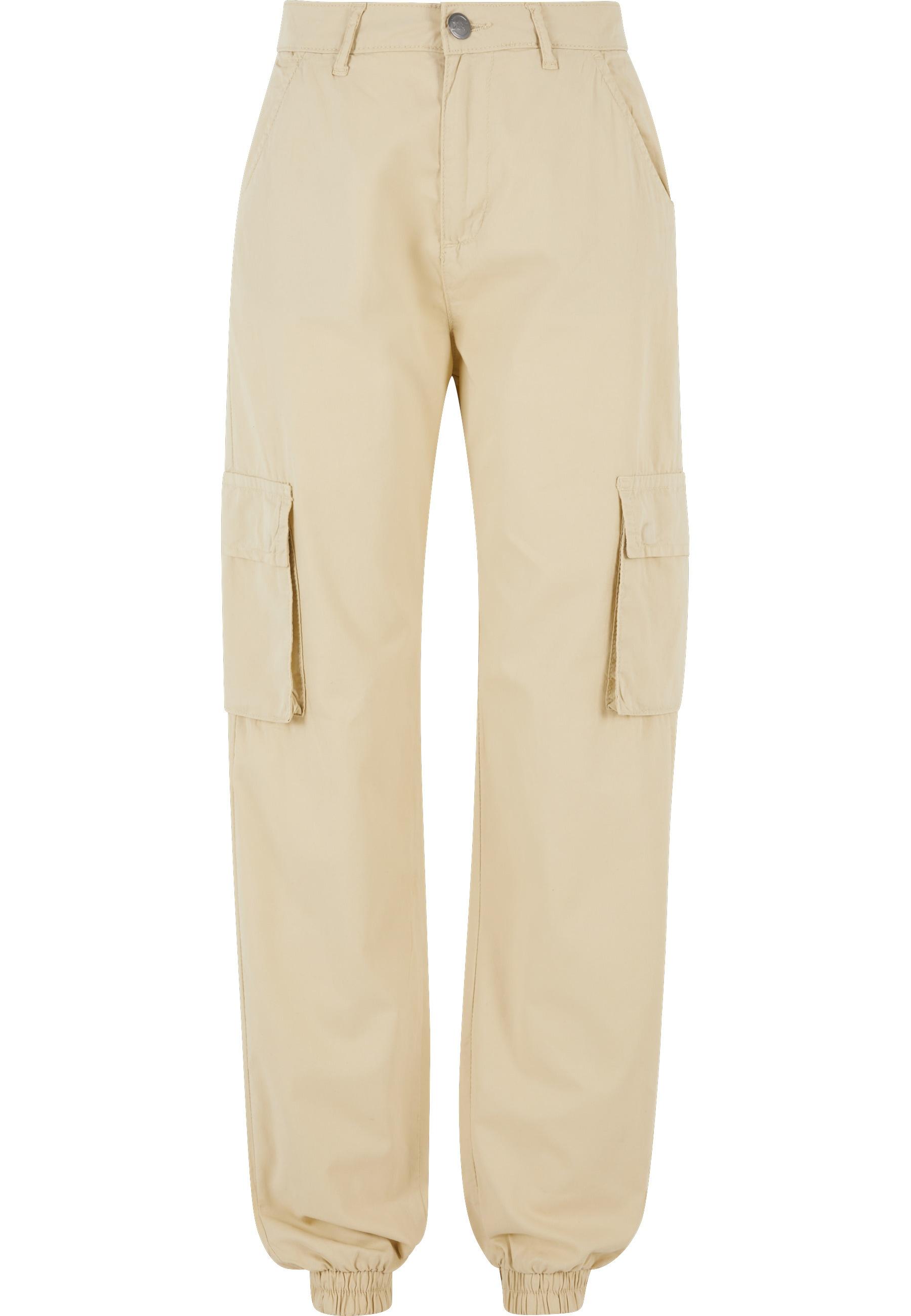 Stoffhose Def "Def Damen Aya Cargopants", Damen, Gr. M, Us-GrößEn, Beige, 100% Baumwolle, Unifarben, Normal, Hosen Stoffhose