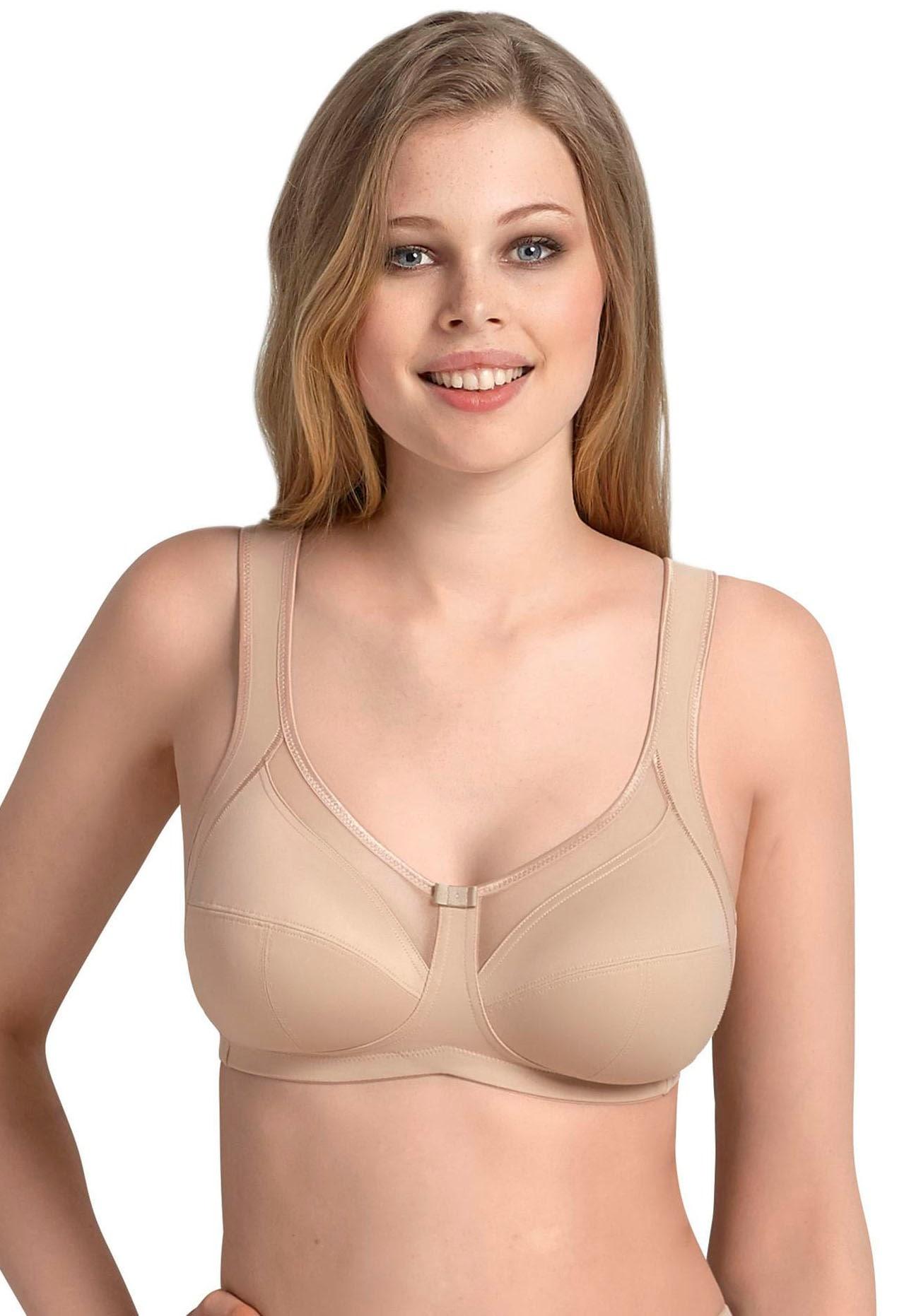 Entlastungs-Bh Anita Since 1886 "Clara", Damen, Gr. 110, Cup G, Beige (Sand), Microtouch, Obermaterial: 85% Polyamid, 15% Elasthan, Unifarben, Bhs Entlastungs-Bh, Gepolsterte TräGer, Netzeinsatz Vorn, Ohne BüGel, Feminin, Bequem, Topseller