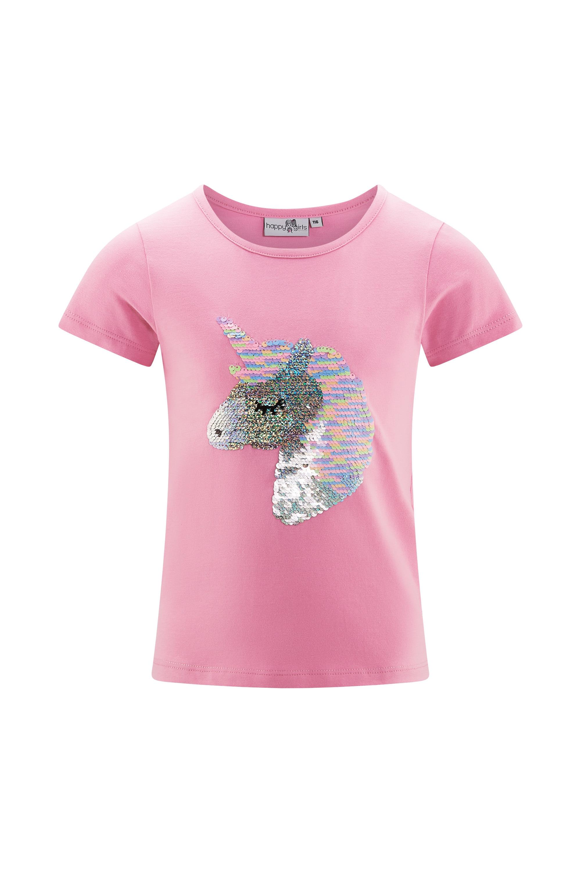 Sommerkleid Happy Girls "Shirt", MäDchen, Gr. 92, Euro-GrößEn, Bubble Gum, Stoff, 100% Baumwolle, Normal, Kleider Sommerkleid
