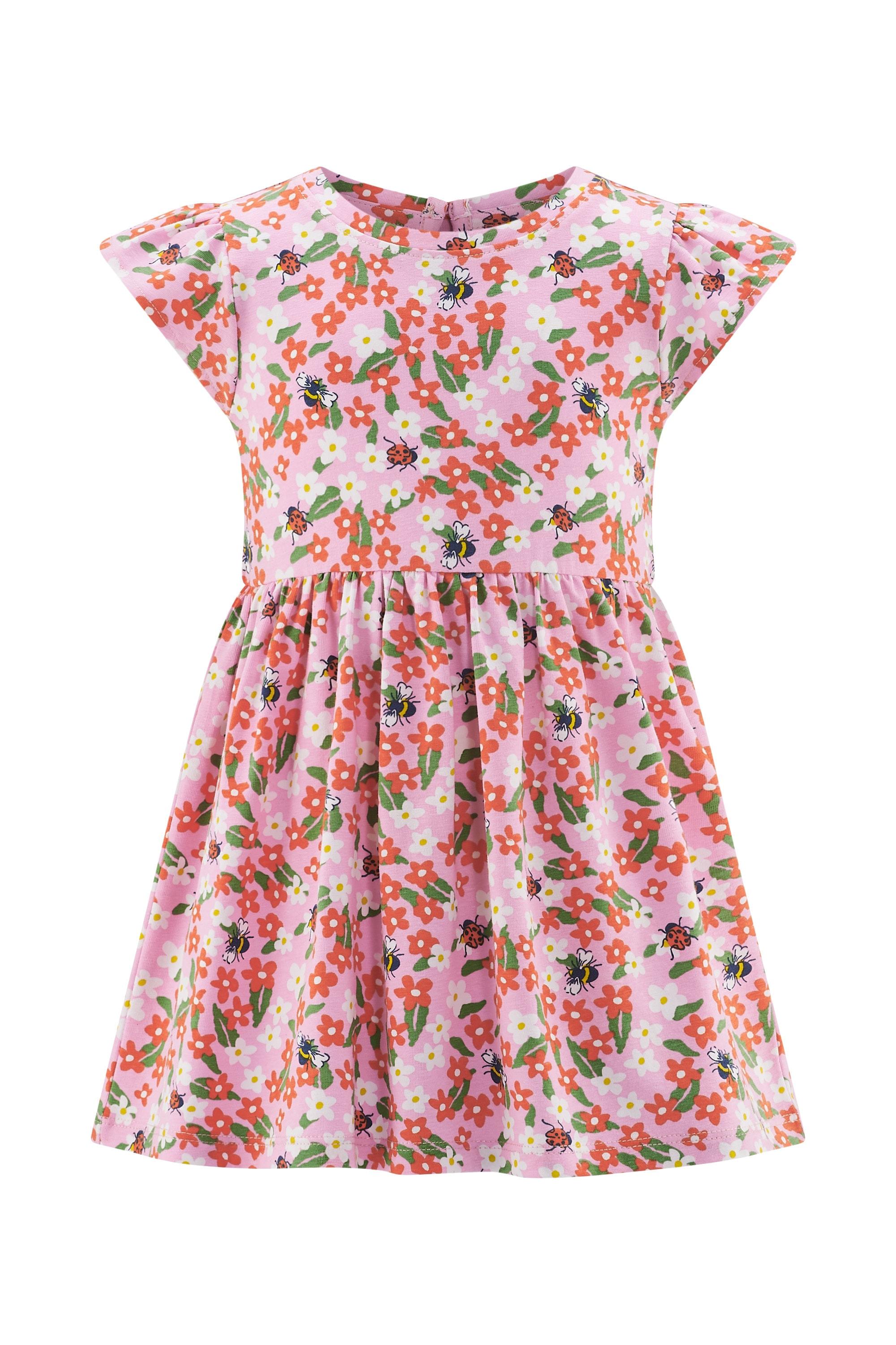Sommerkleid Happy Girls "MäDchenkleid", MäDchen, Gr. 104, Euro-GrößEn, Bubble Gum, Stoff, 100% Baumwolle, Normal, Kleider Sommerkleid